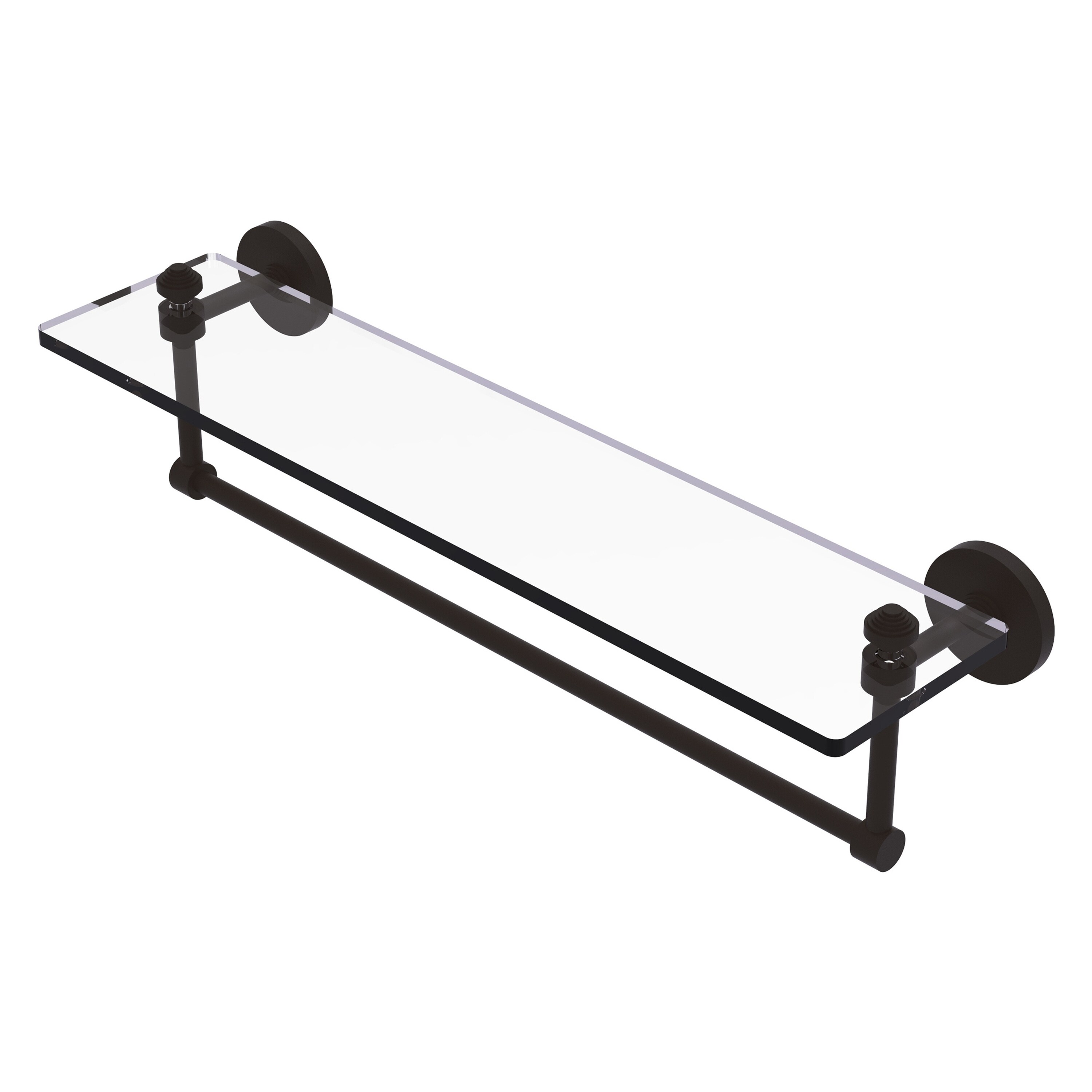 Allied Brass Southbeach Oil-Rubbed Bronze 1-Tier Wall Mount Bathroom ...