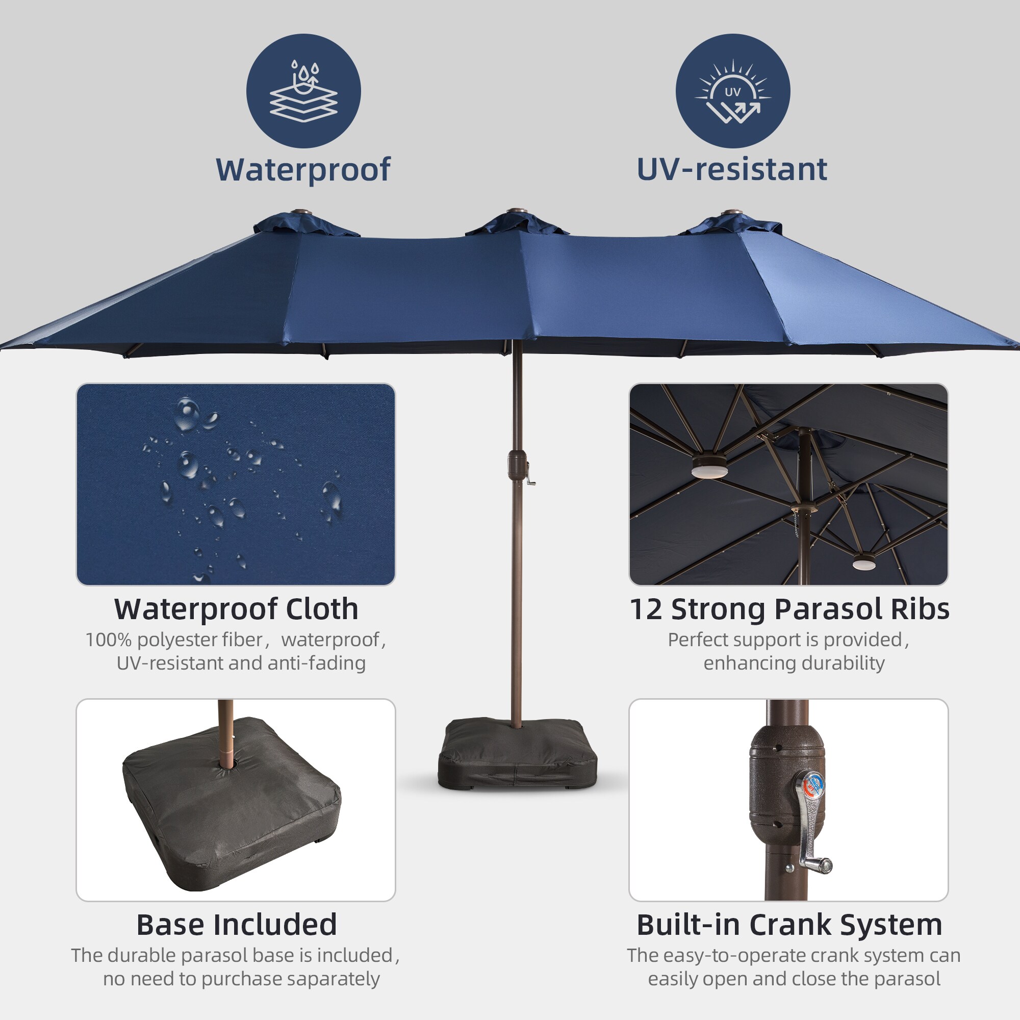 weaxty HMBUMBMISU700-GMIT Umbrellas-2 - View #5