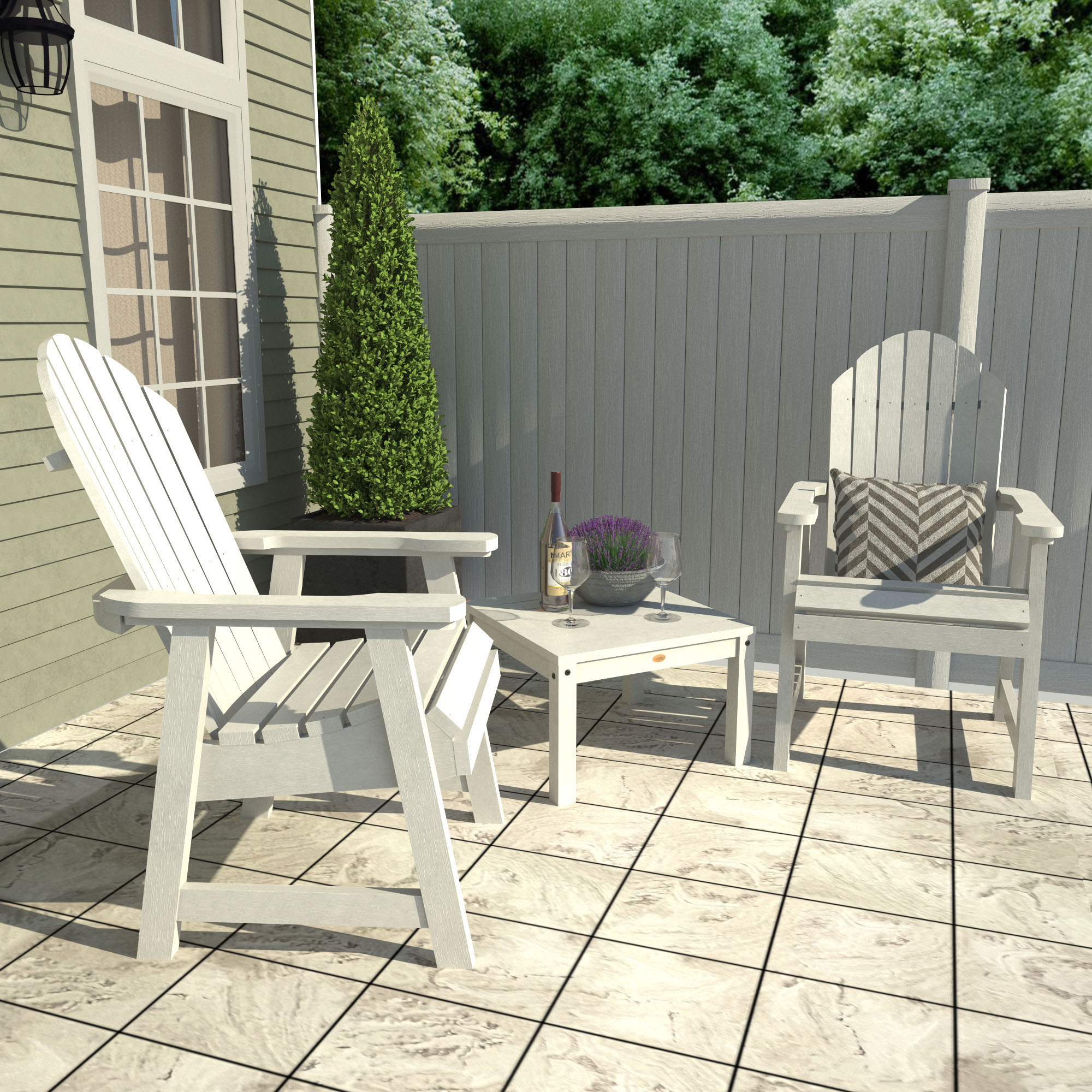 highwood AD-KITCHDA2-WHE Patio-Conversation-Sets - View #2