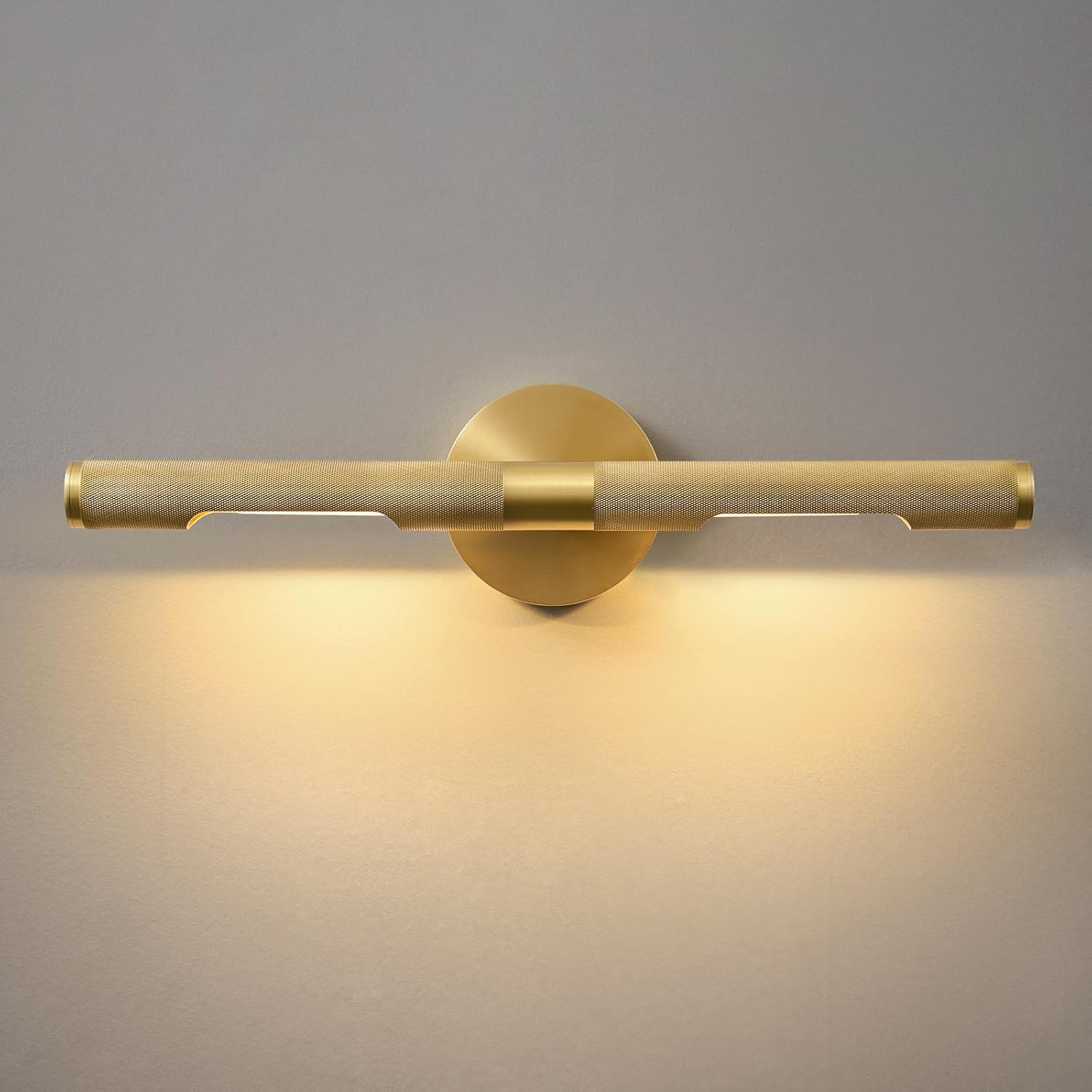 Mektix 19 Inch Long Dimmable Hardwired Wall Sconces with E12 Bulb - Frame Pictures Art Deco Sconce Lights