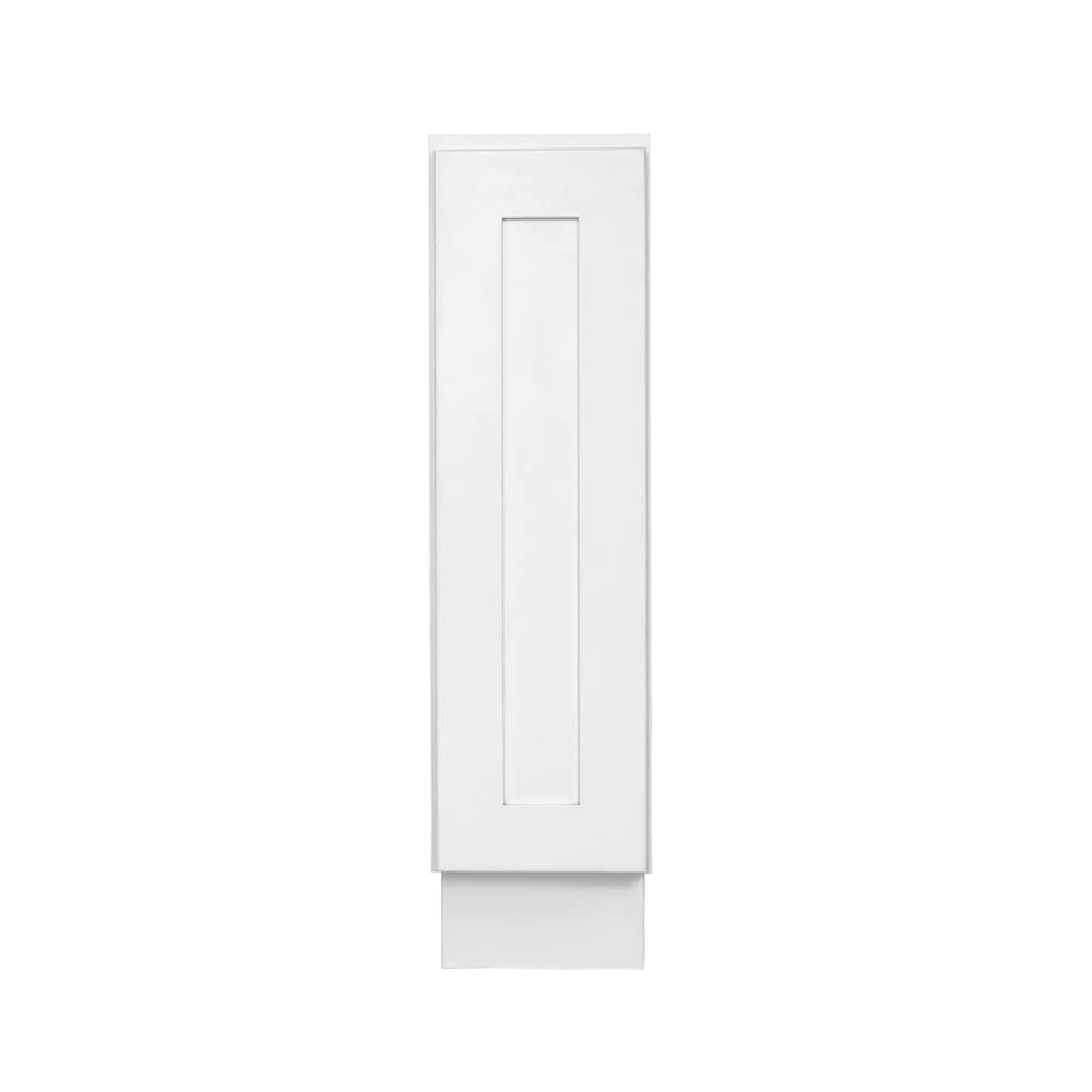 RELIABILT LS-SW-B09R Fairplay 9-in W x 34.5-in H x 24-in D White Base Ready to assemble Plywood Cabinet (Recessed Panel Shaker)
