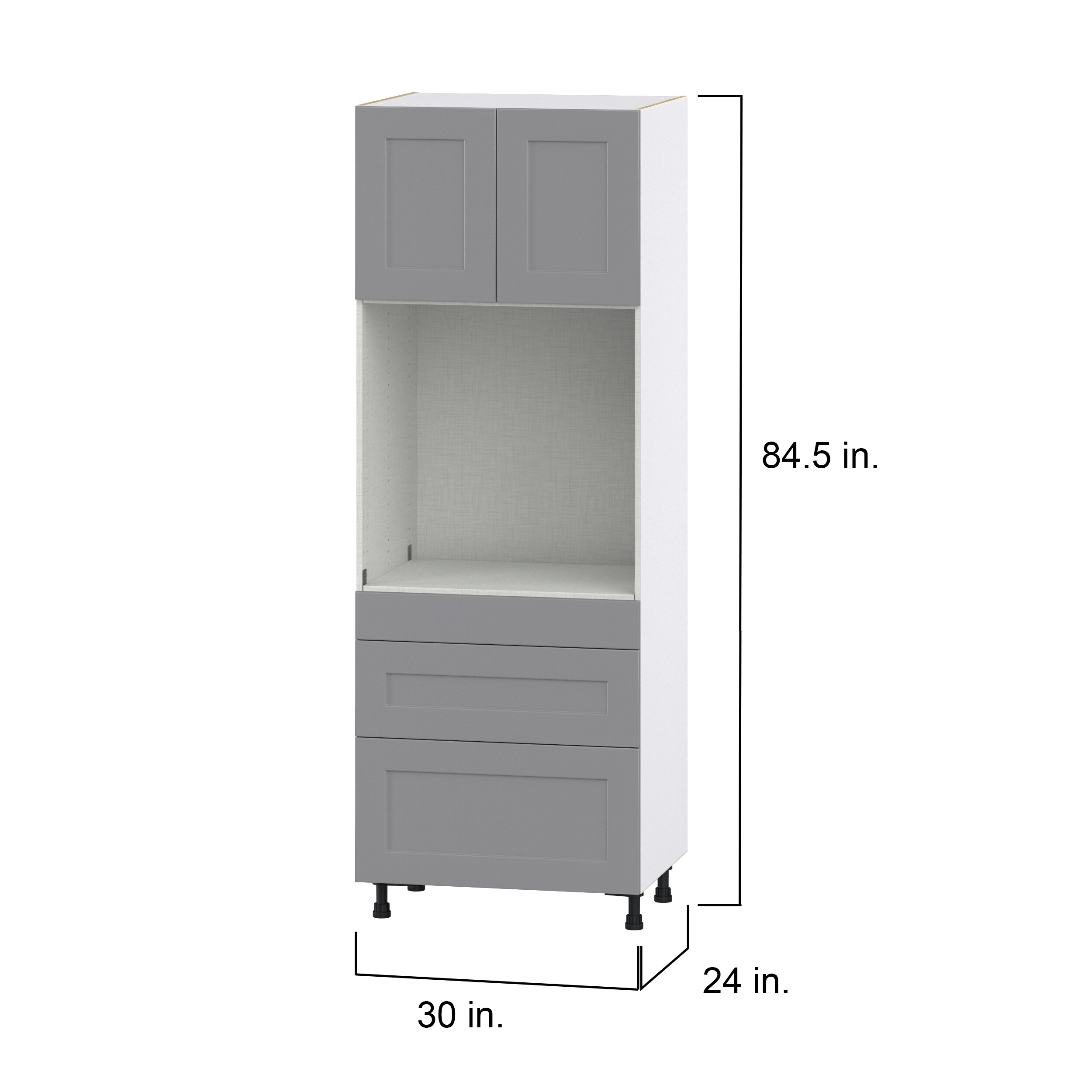 Hugo&Borg DSTO3D3084.5-BM Cabinets-Kitchen - View #4