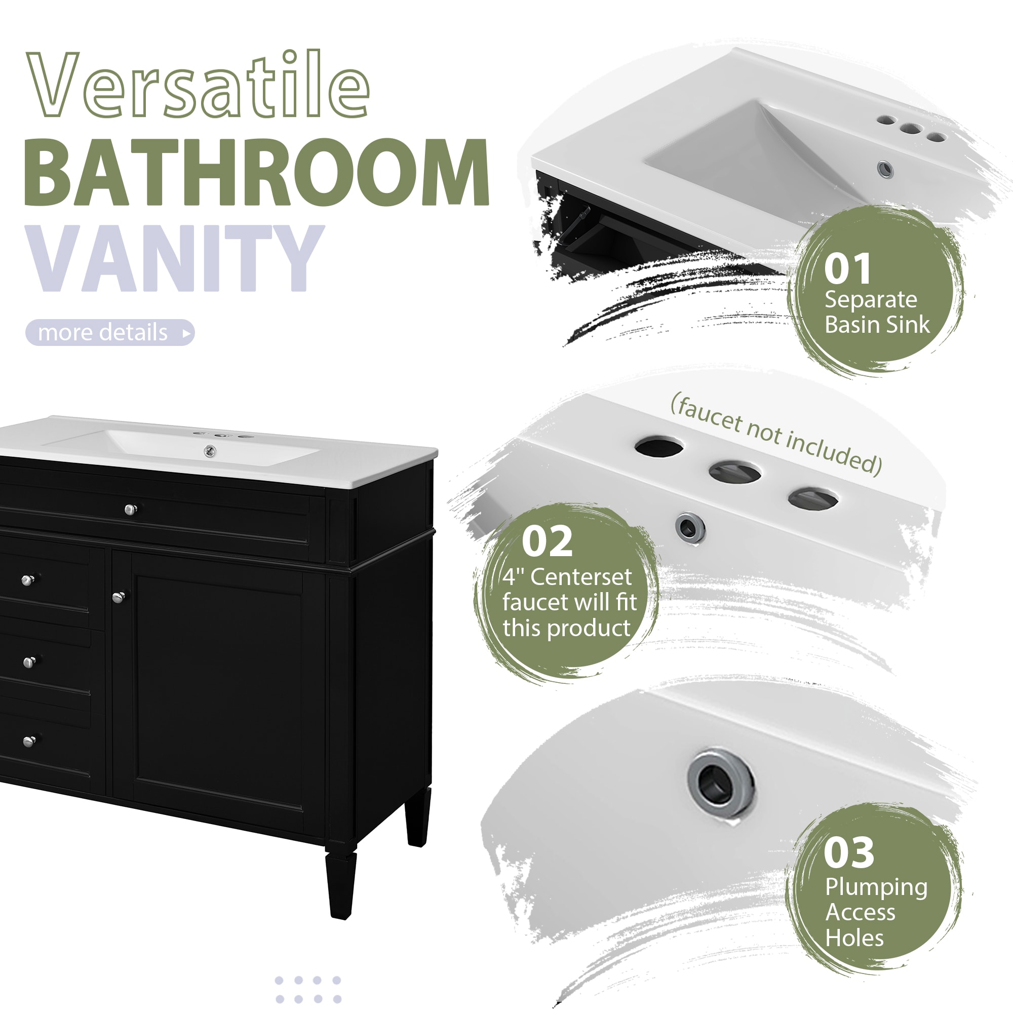 Tatayosi JJ-0134AAB-1 Bath-Vanity-Combo - View #5