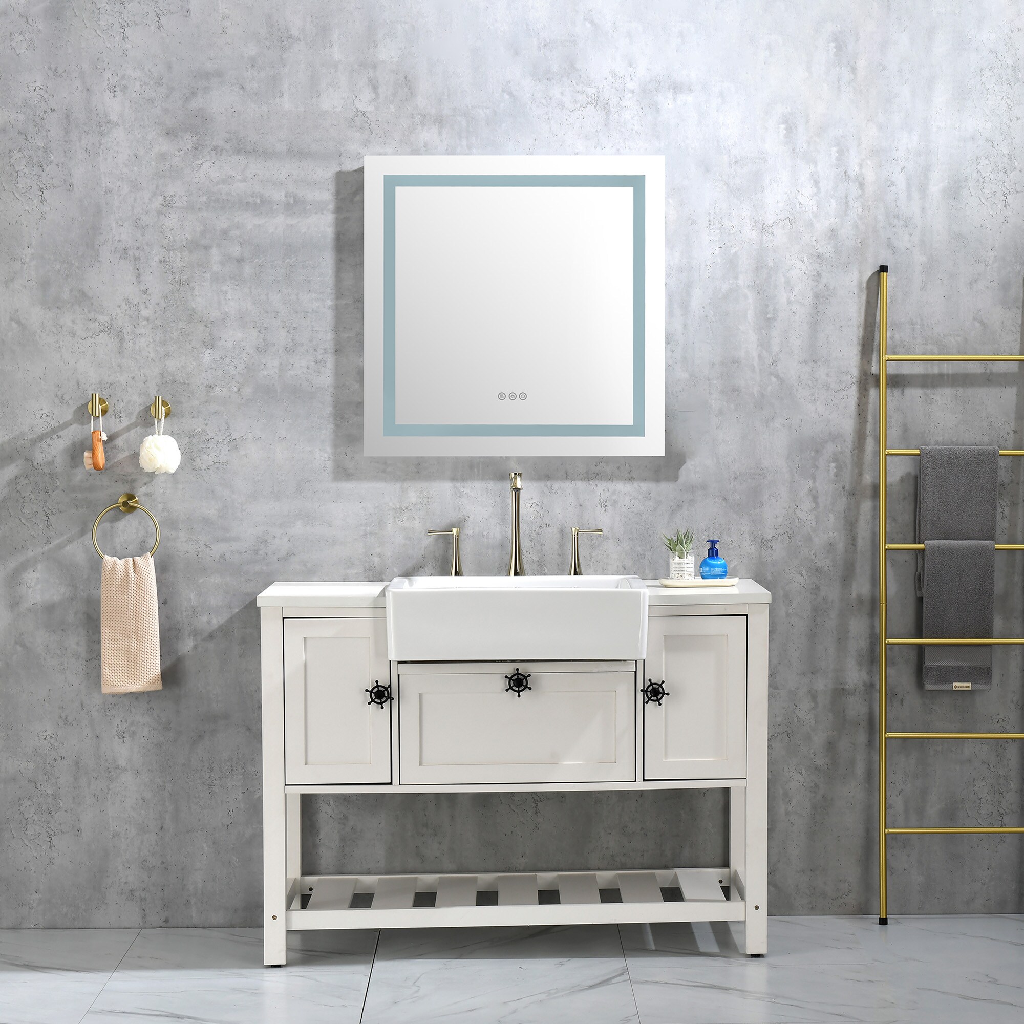 Wudkey L4-FB3A2I Framed-Bath-Mirrors - View #5