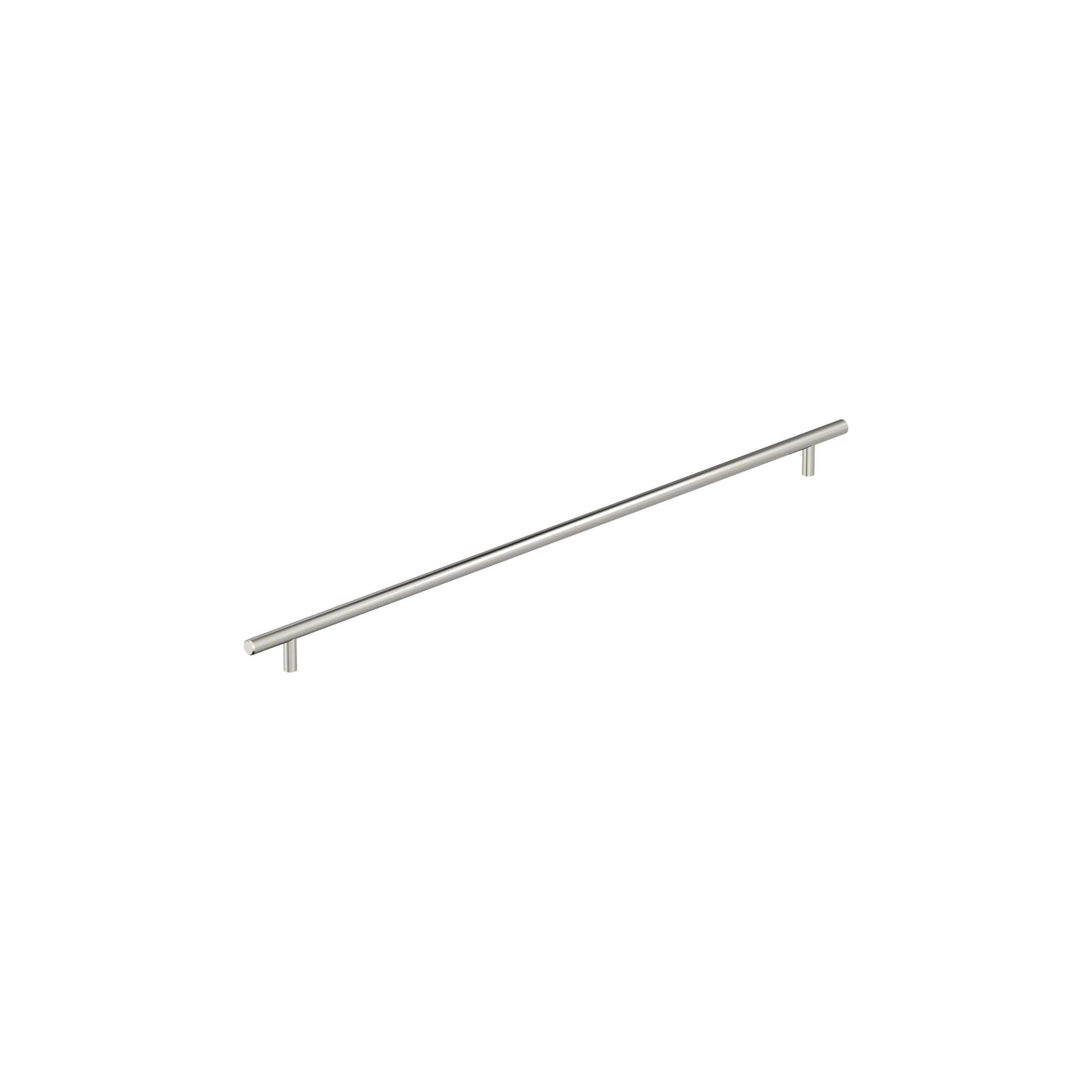 Amerock BP19017PN Bar Pulls 21-7/16-in , 544mm Center to Center Polished Nickel Cylindrical Bar Drawer Pull
