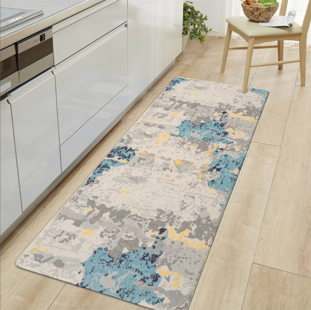 World Rug Gallery 793CREAM18X47 Mats-Cat - View #3