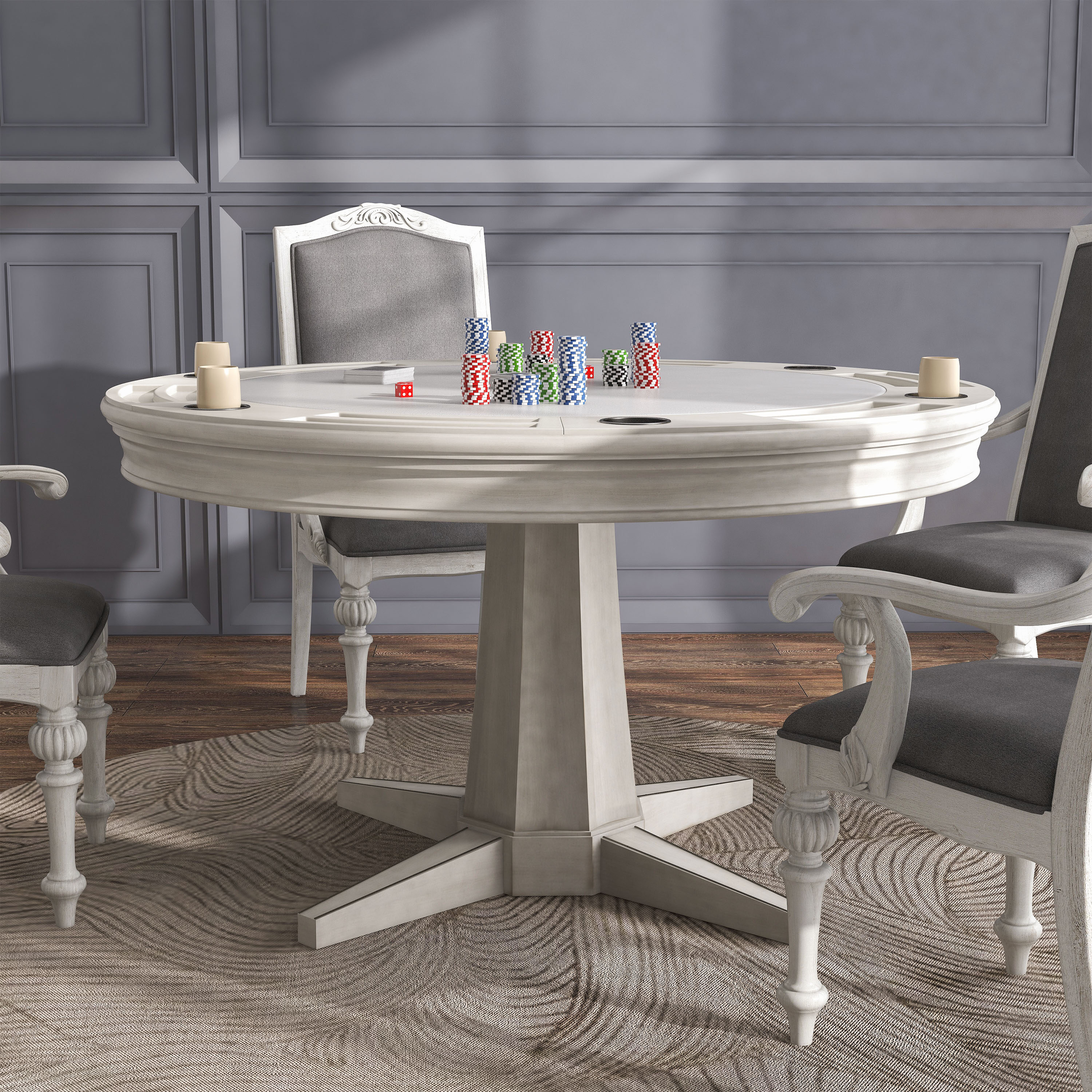 Furniture of America IDF-GM357WH-RT Board-Games - View #8