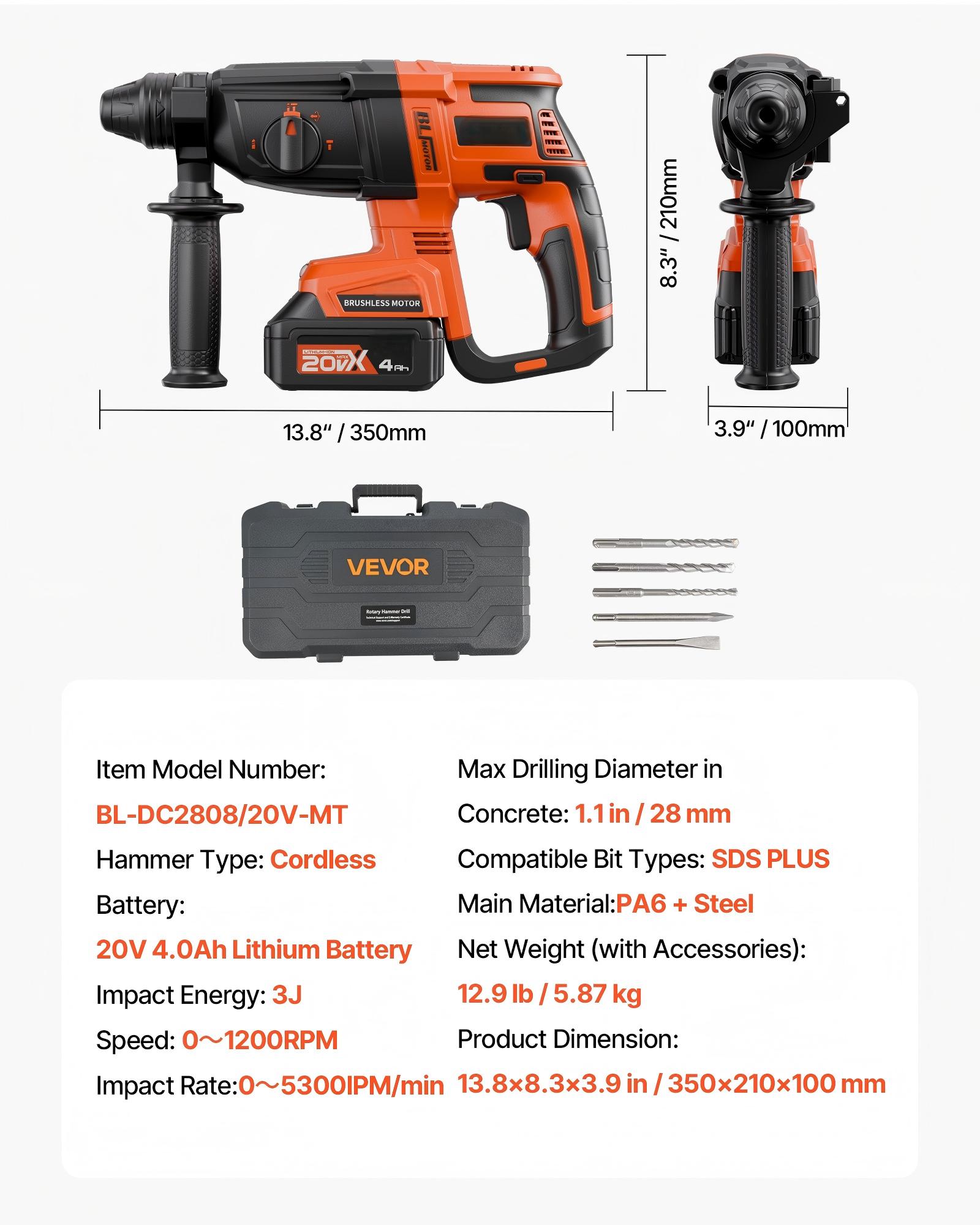 SUGIFT LJMLSSUSS154 Cordless-Rotary-Hammers - View #5