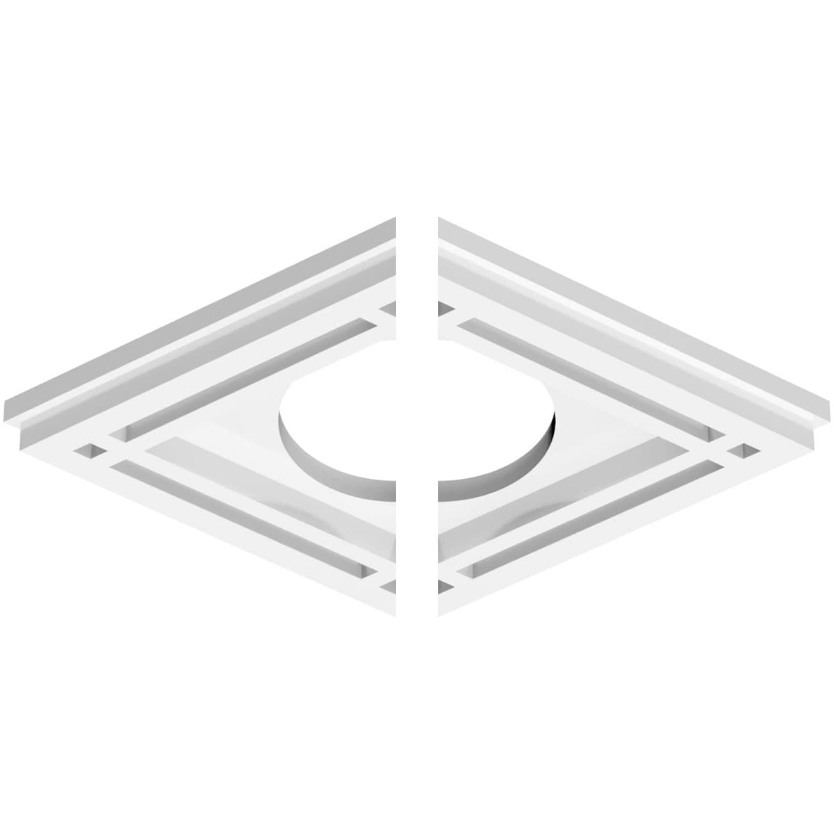 Ekena Millwork CMP10X6DD2-03000 Ceiling-Medallions - View #2