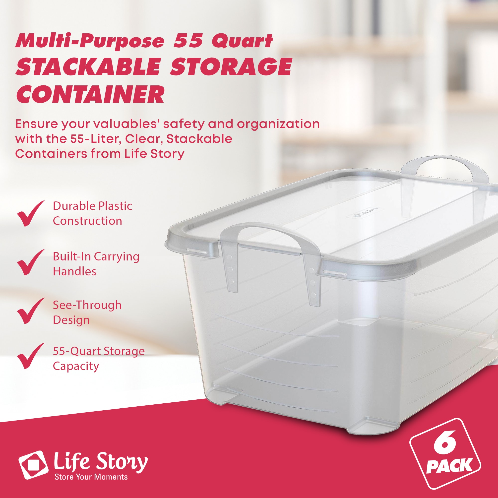 Life Story 77919 Plastic-Storage-Totes - View #2