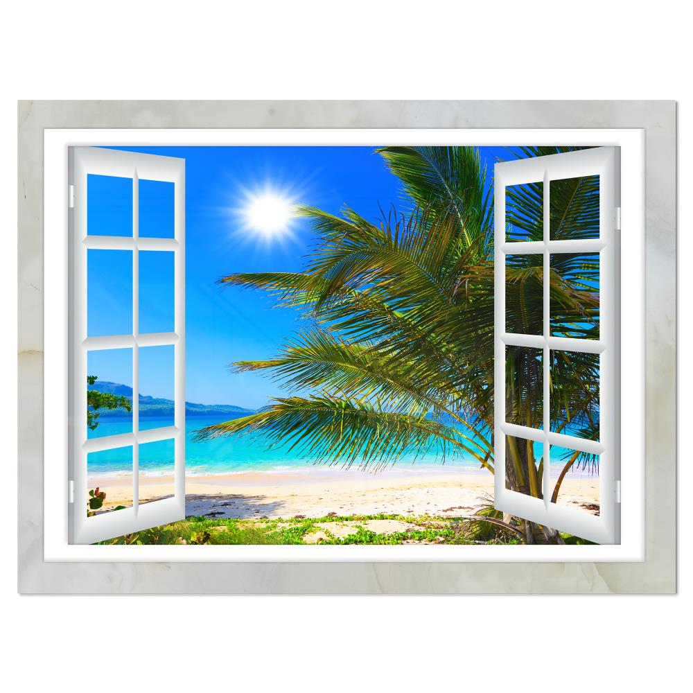 Designart MT11433-20-12 12-Inches H x 20-Inches W Coastal Metal Print