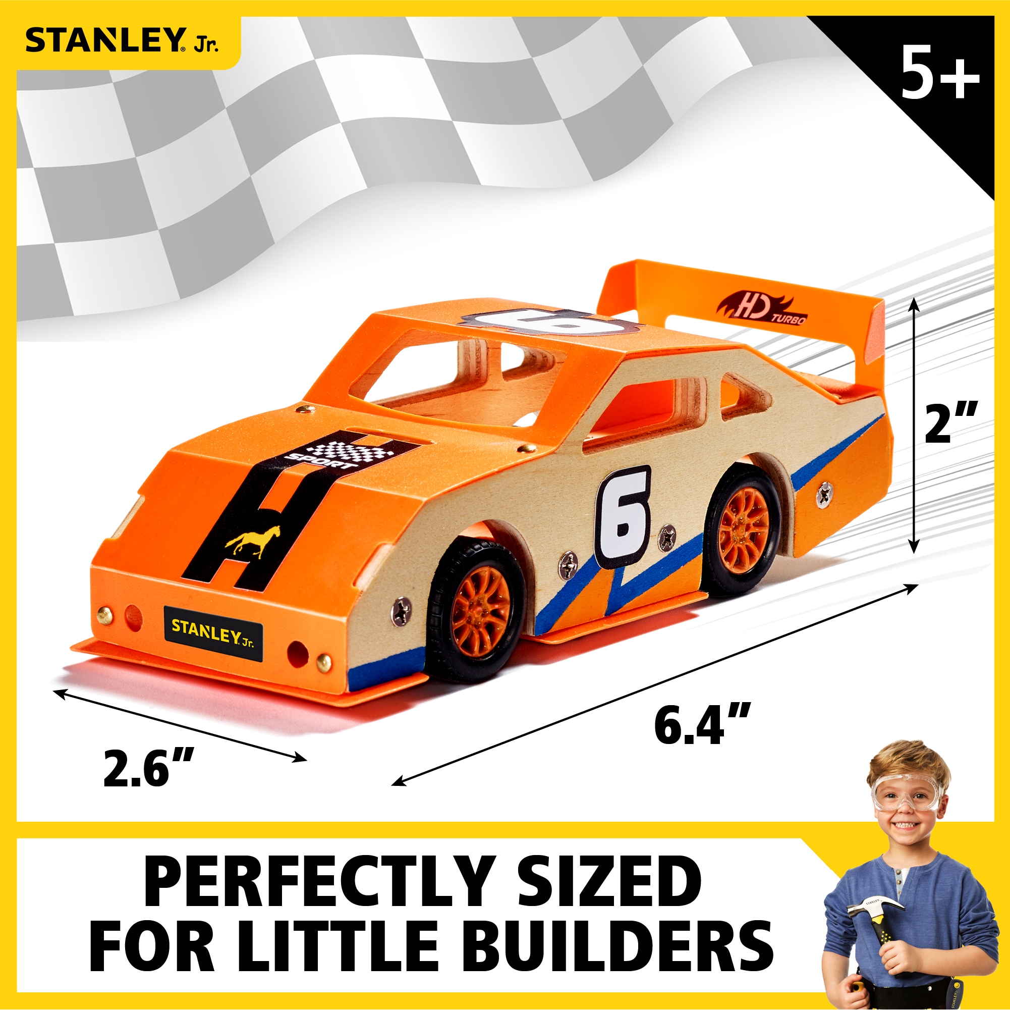 Stanley Jr. OLOK002-SY Kids-Woodworking-Project-Kits - View #4