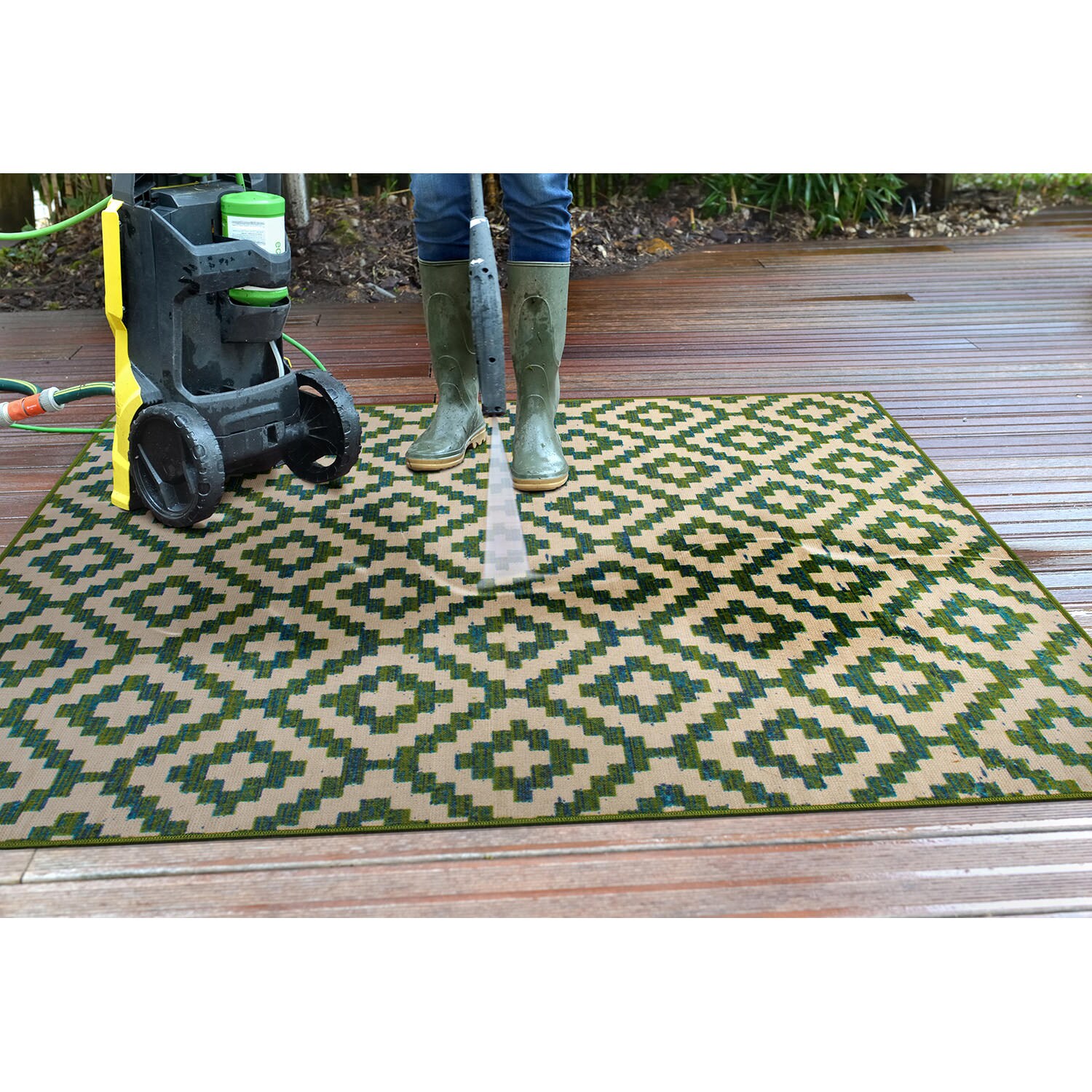 World Rug Gallery 9017GREEN8X10 rugs - View #11