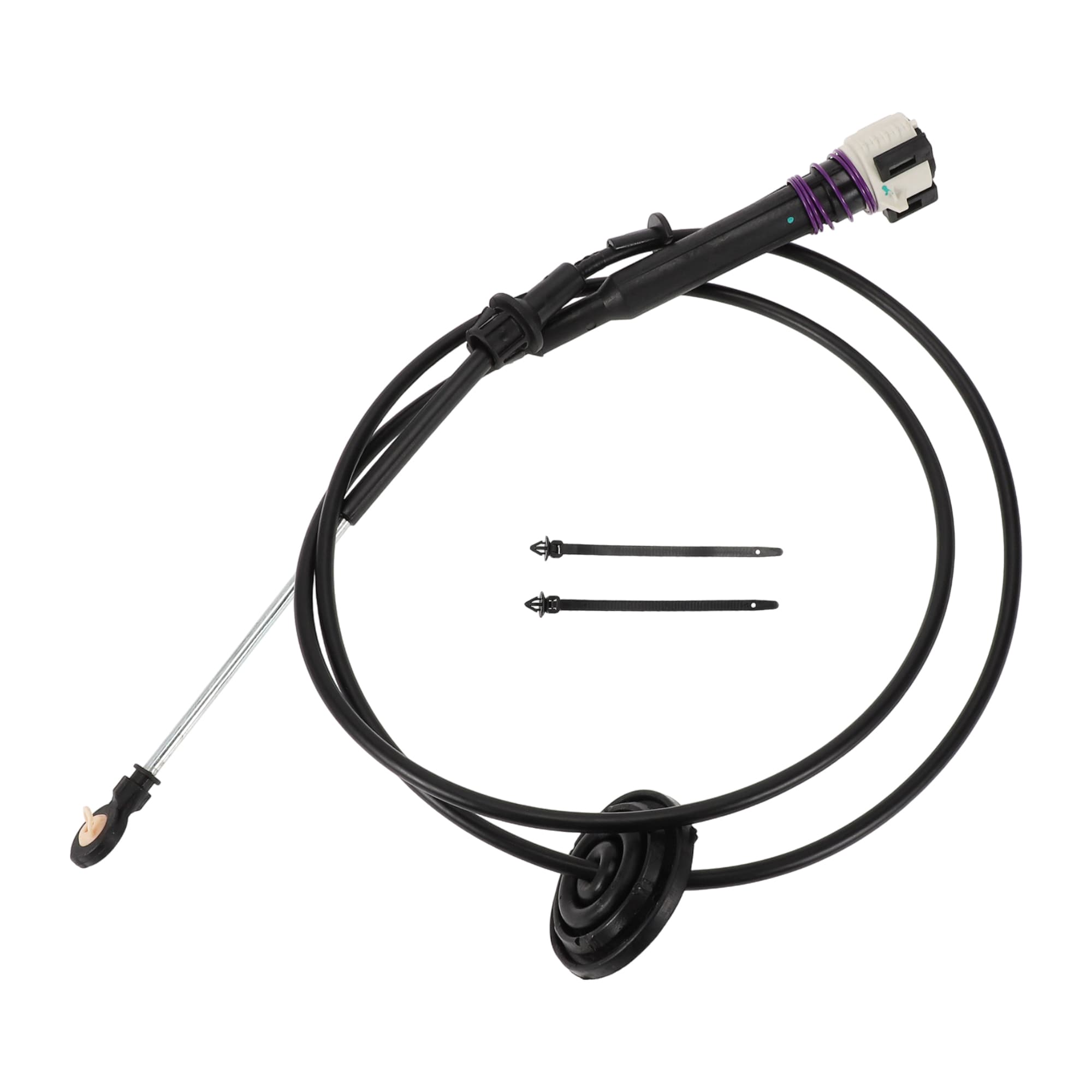 Unique Bargains Automatic Transmission Gear Shifter Cable for Cadillac Escalade 2007-2014 Auto Trans Gear Shift Control Lever Cable No.25995564/84868716 Metal Black