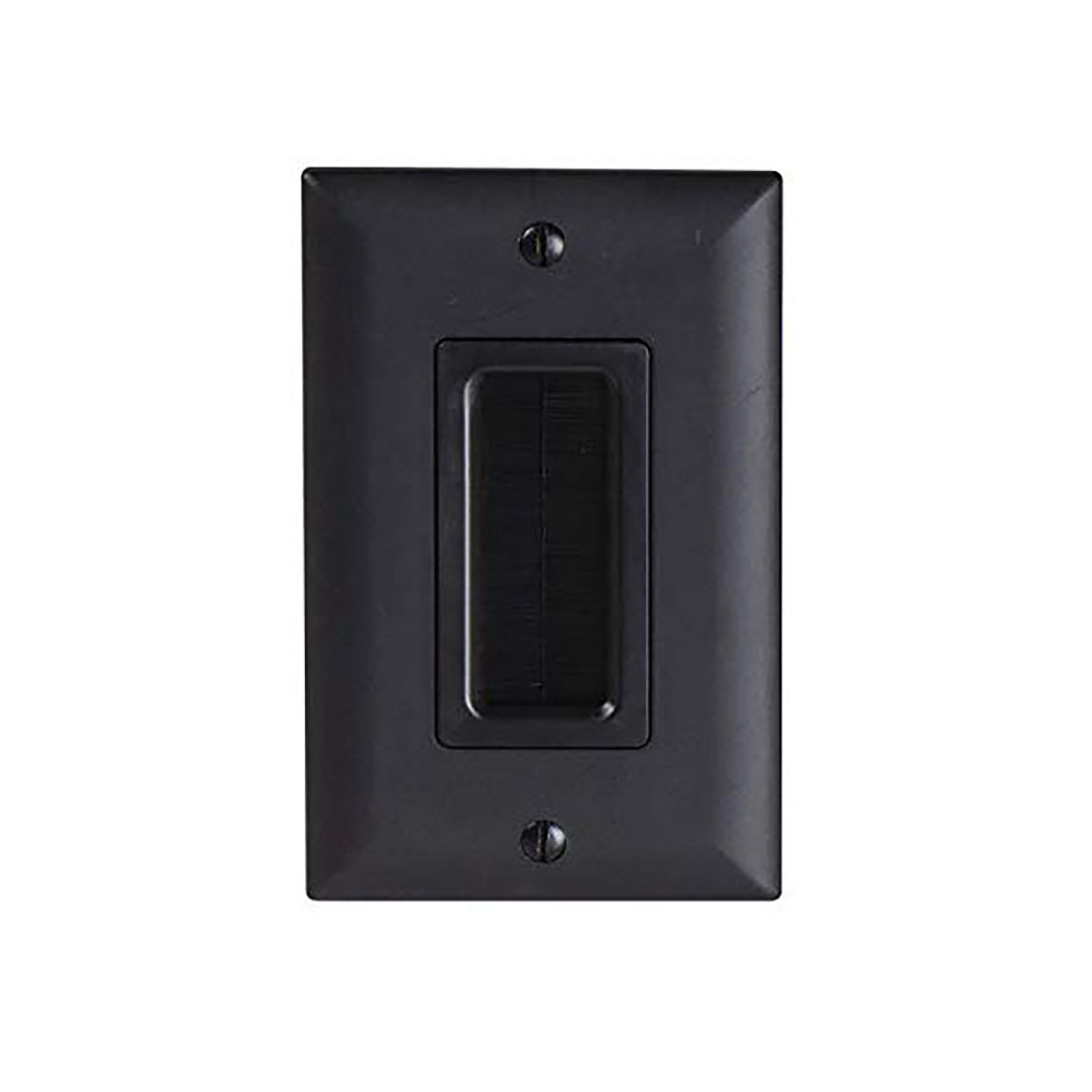 1-Gang Black Nylon Indoor Wall Plate | - Sanus SALIWCM1B1