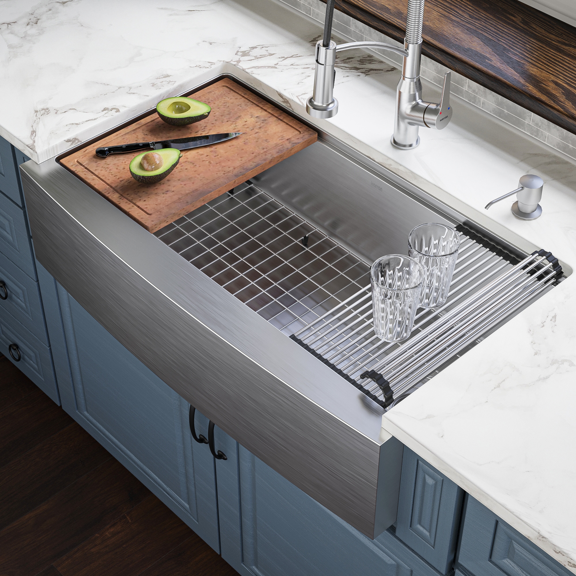 Karran WSA-46-PK1 Kitchen-Sinks - View #8