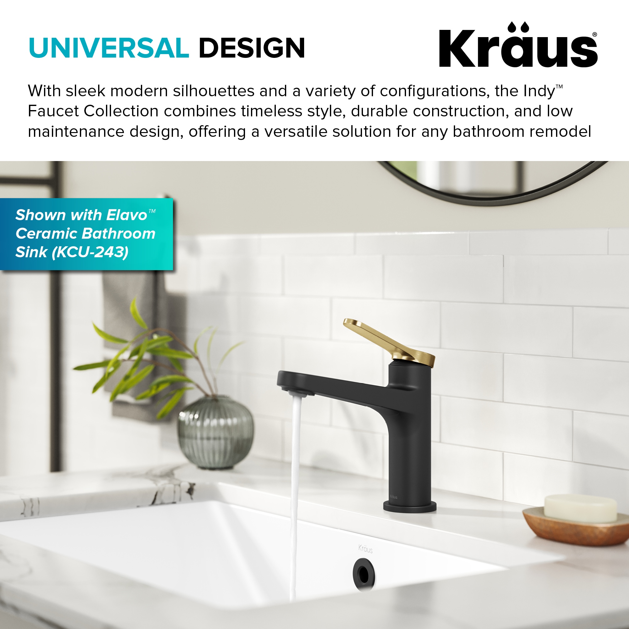 Kraus KBF-1411SFBBMB Lavatory-Faucets - View #4