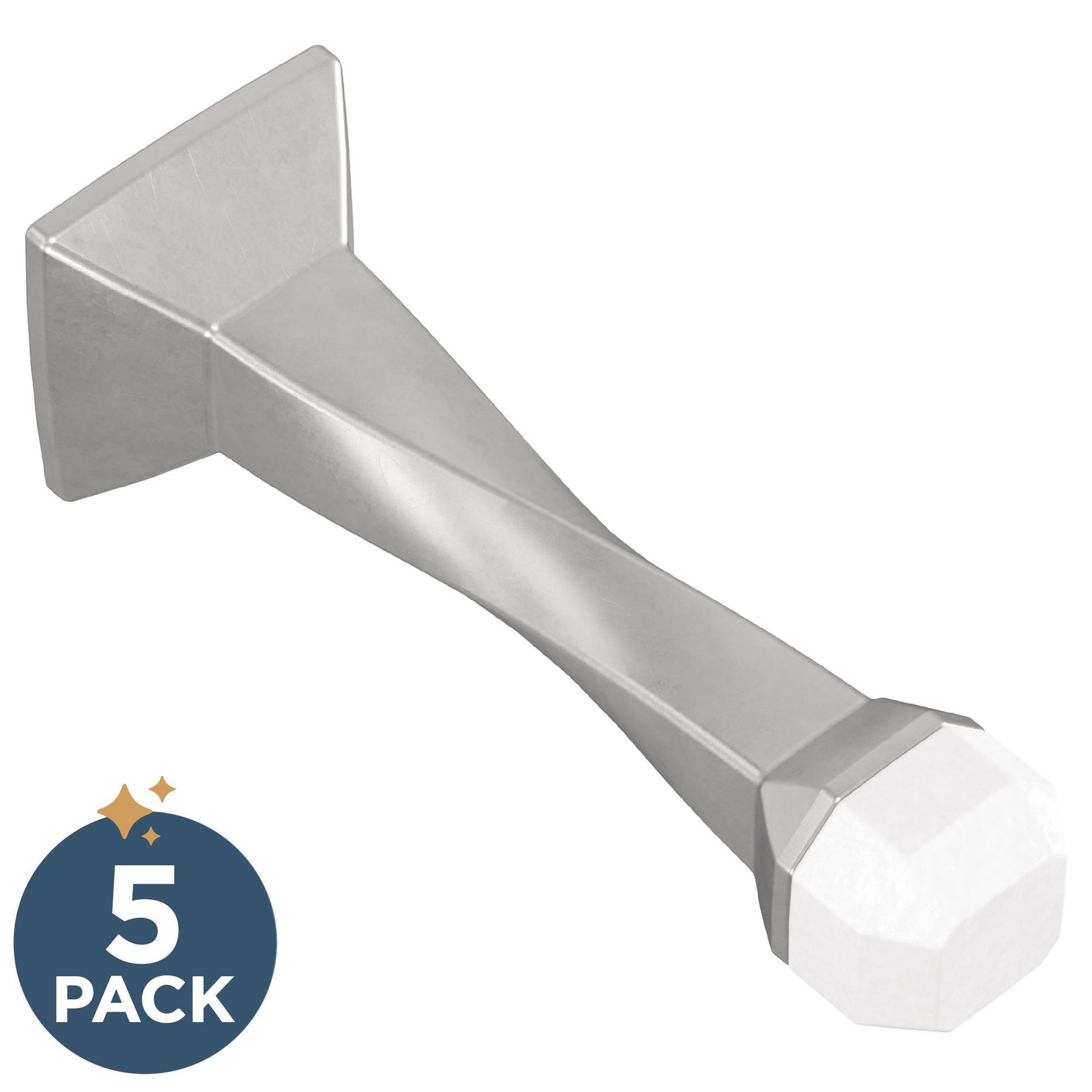 Franklin Brass B47256K-MN-C 3-in Rigid Door Stop 5 -Pack