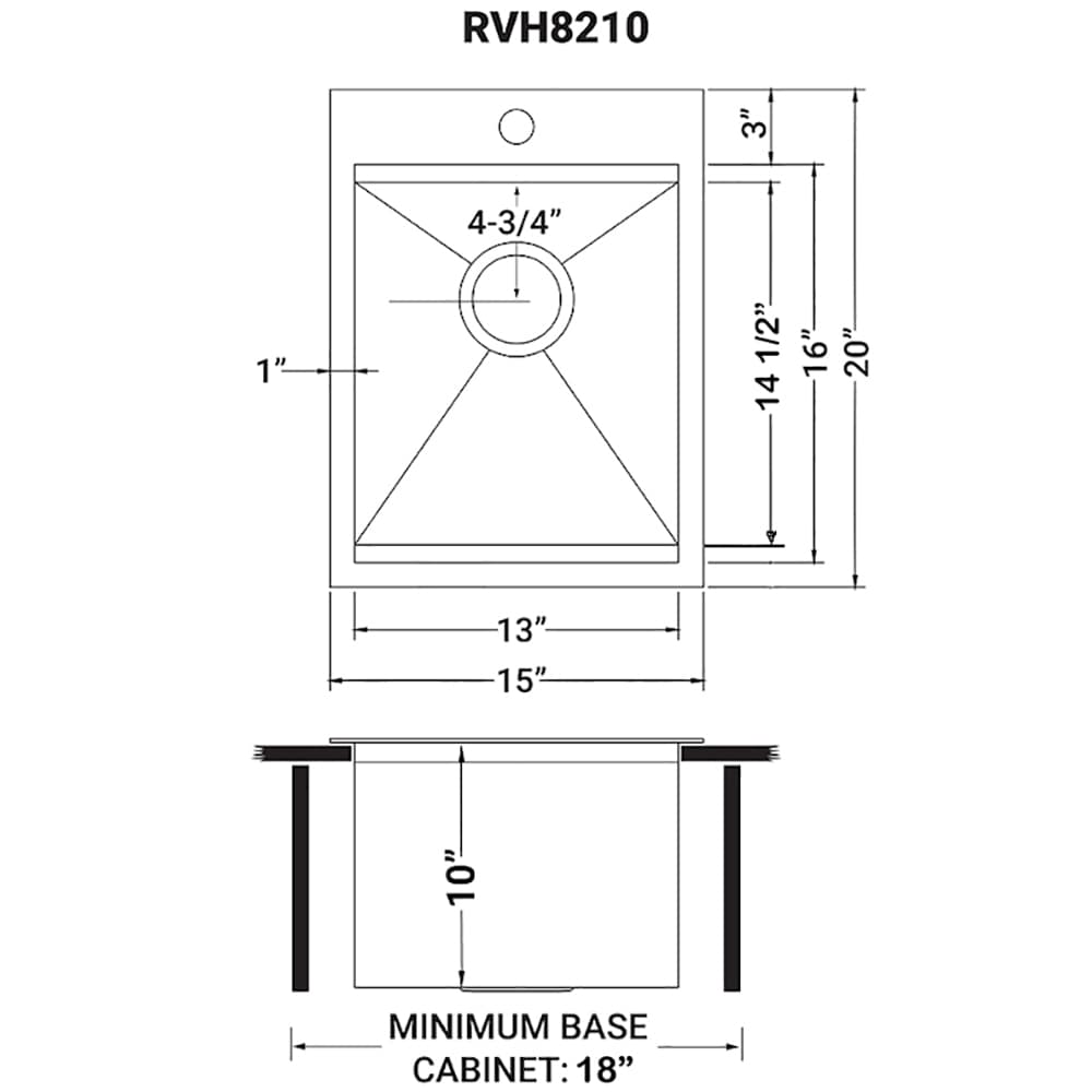 Ruvati RVH8210 Kitchen-Sinks - View #16