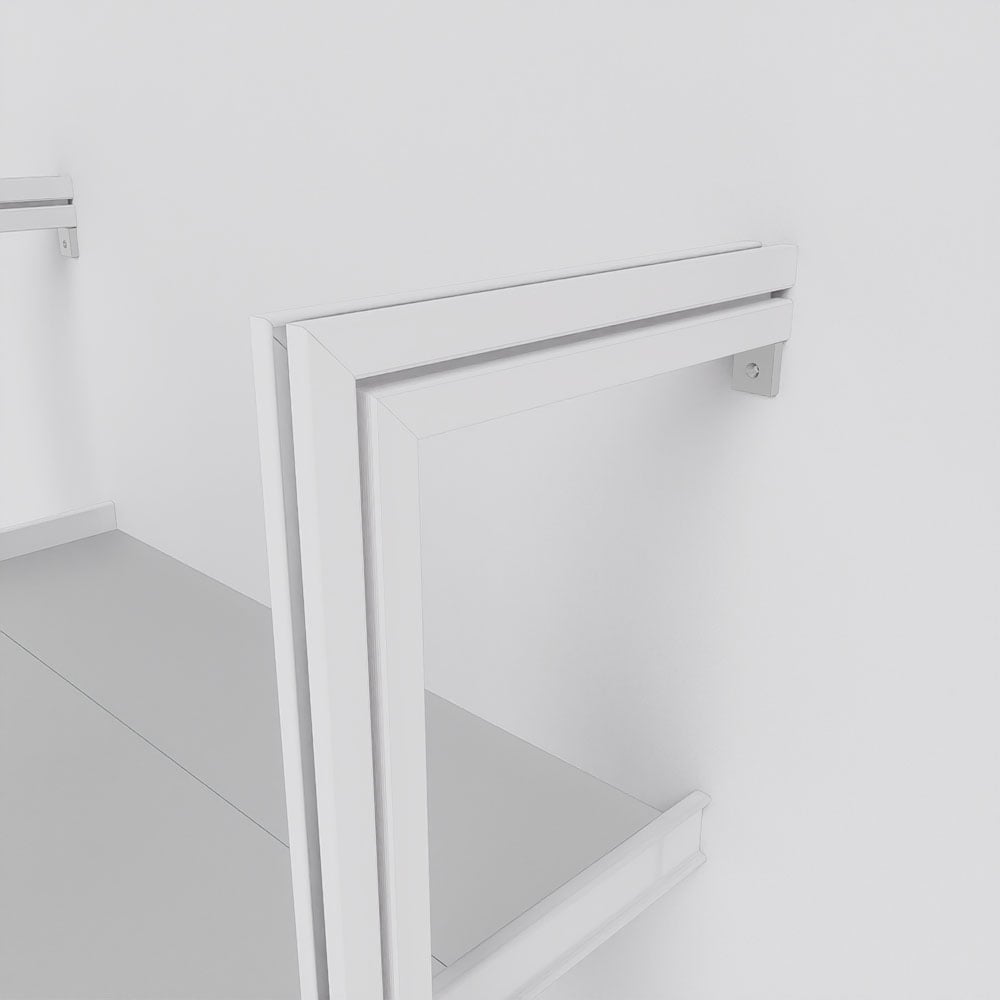 Modern Shelving ALUMPAL-1224-WW Wall-Mounted-Shelving - View #8