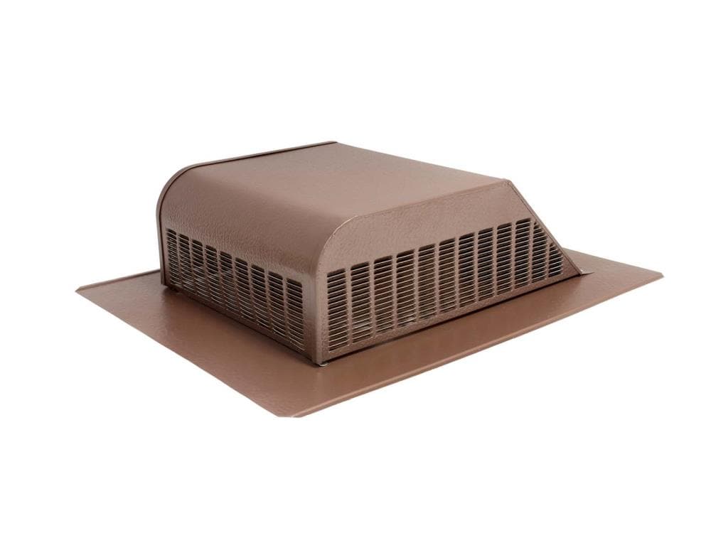 Air Vent 85283 Brown Aluminum Slant-back Roof Louver