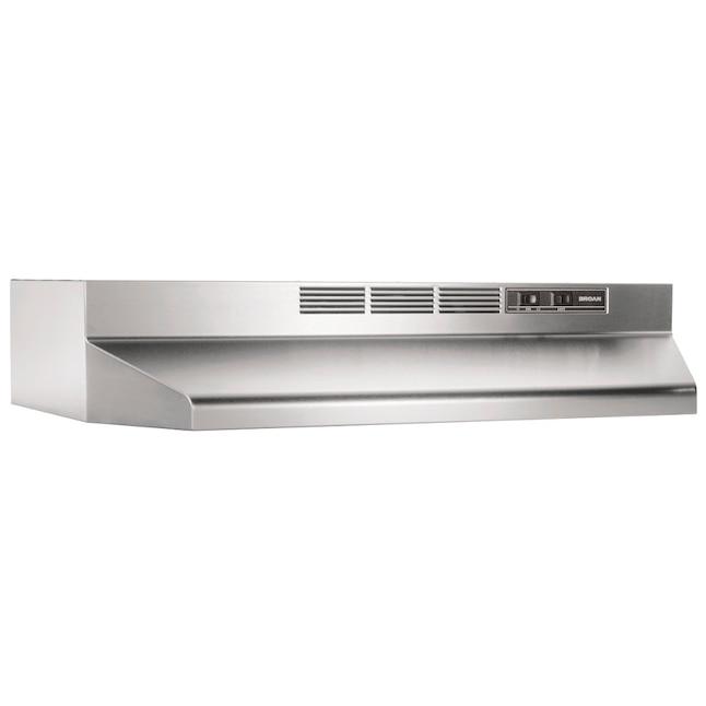 Broan 36 In Ductless Stainless Steel