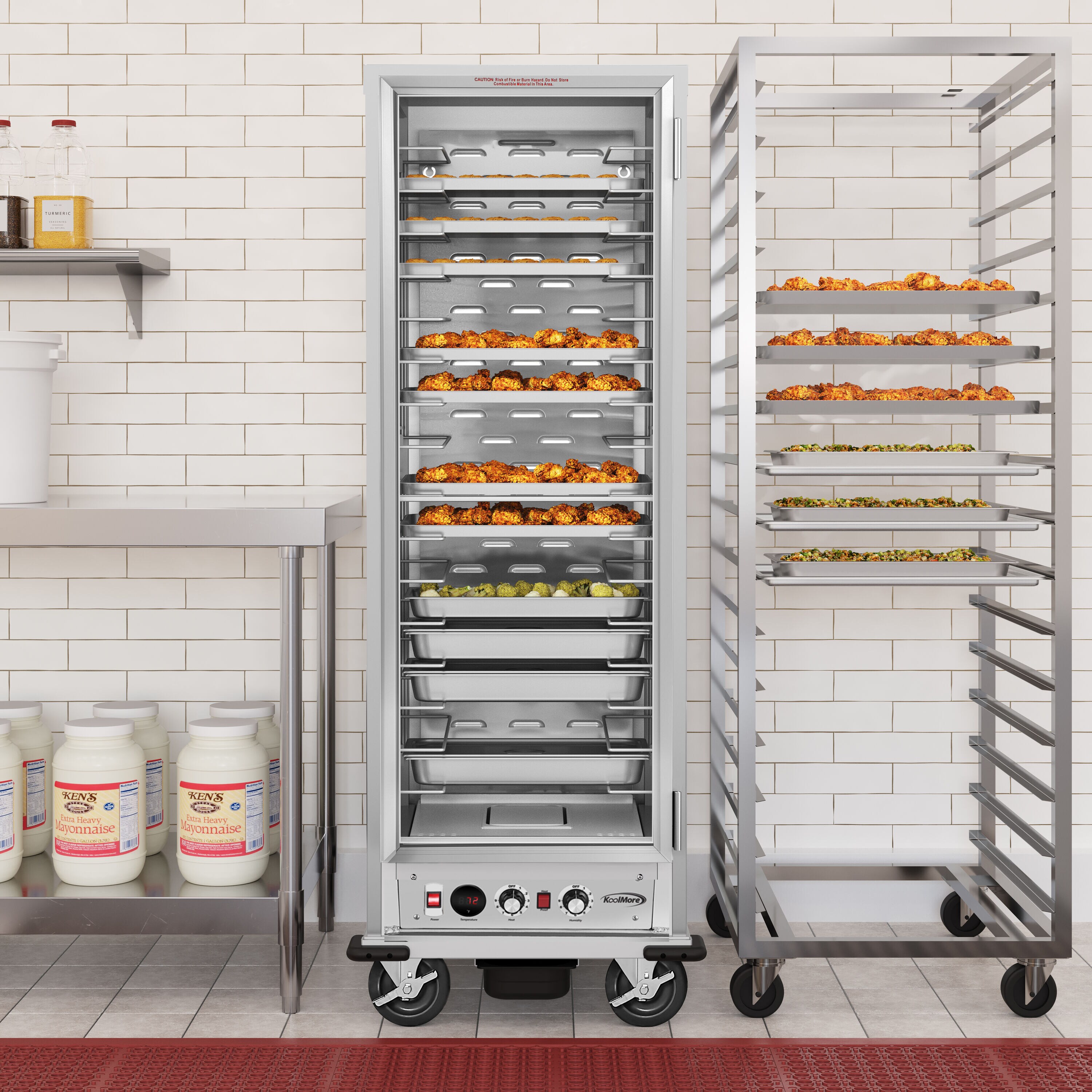 KoolMore LOW-KM-CHP36-WIGL Buffet-Servers - View #2