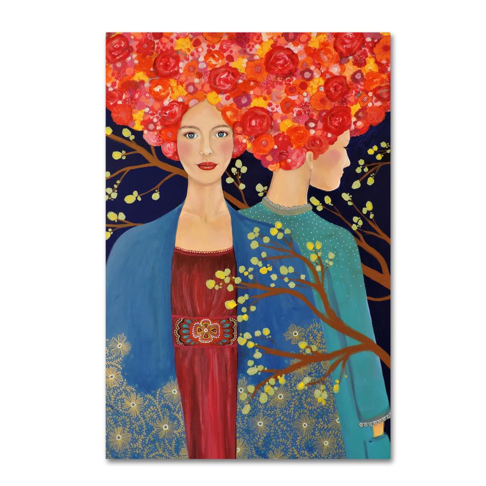 Trademark Fine Art ALI15249-C1624GG Framed 24-Inches H x 16-Inches W People Canvas Print