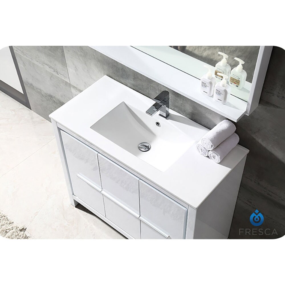 Fresca FCB8140WH-I Bath-Vanity-Combo - View #5
