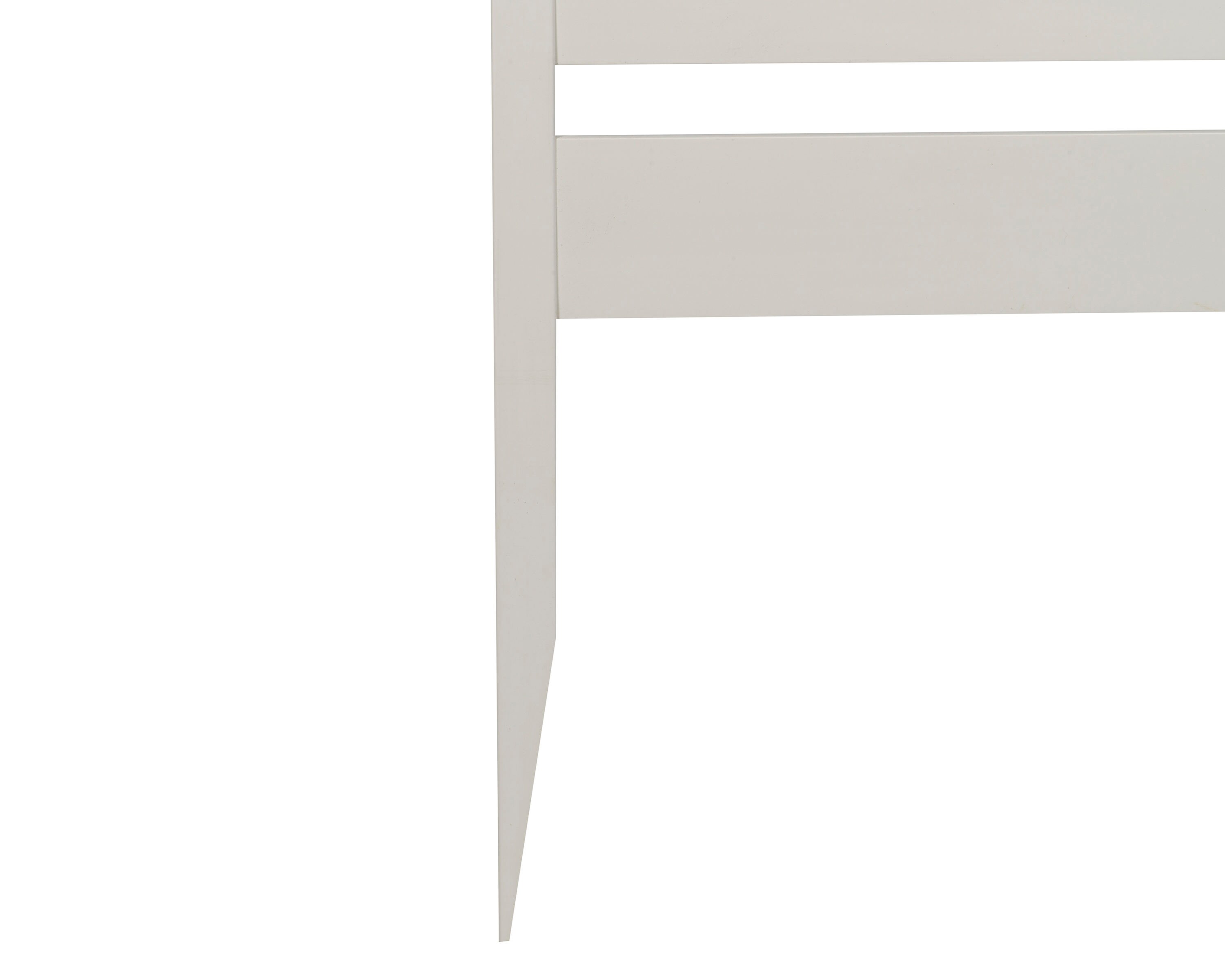 Maui 2-ft White Vinyl Square-Top Garden Fence Panels