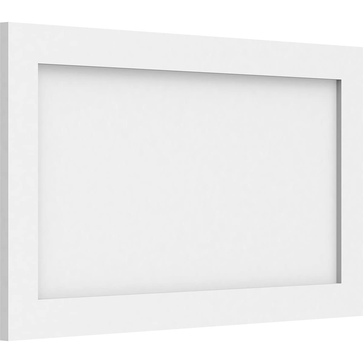 Ekena Millwork WALP28X16X062CNL 28-in x 16-in Smooth Paintable/Stainable White PVC Fretwork Wall Panel (