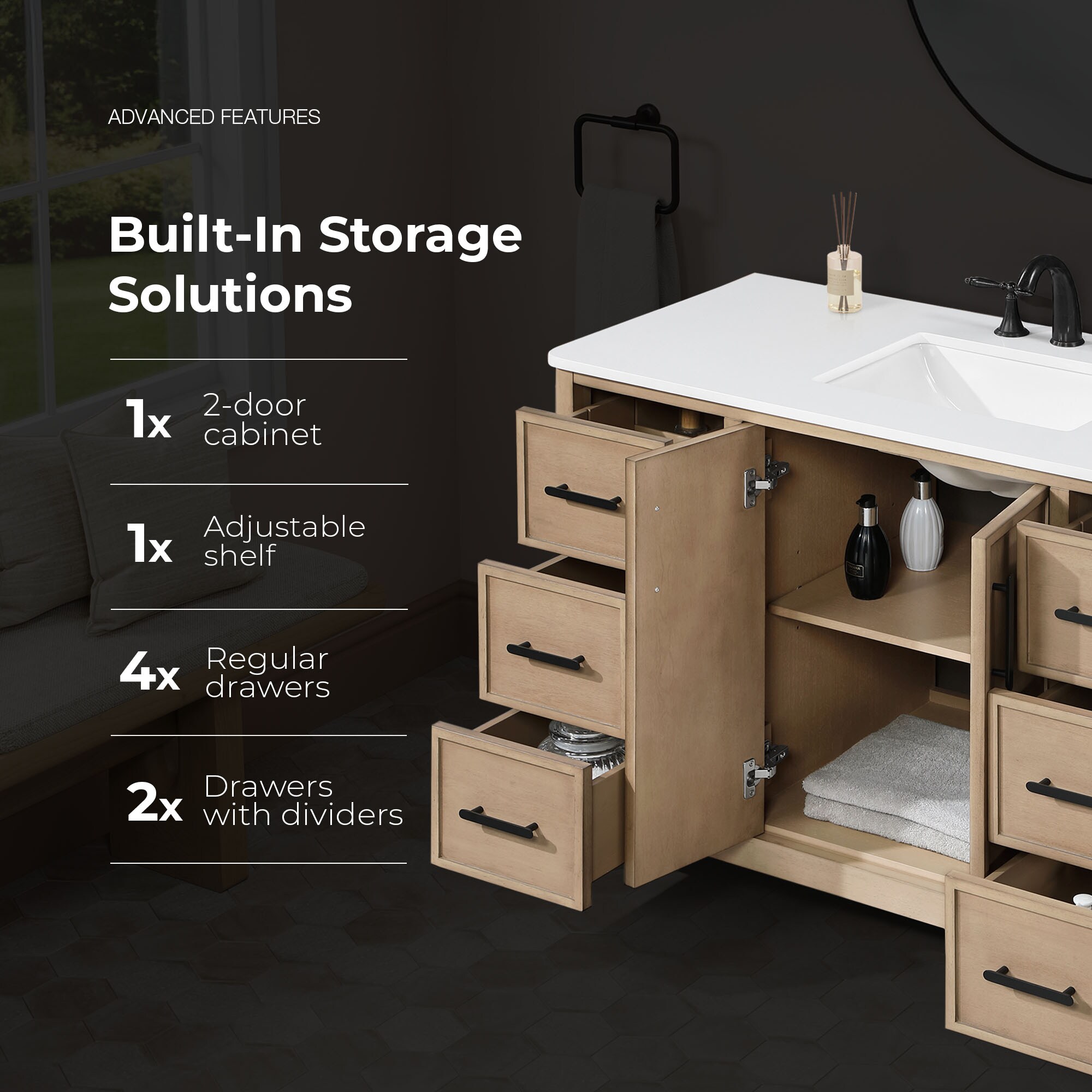 OVE Decors 15VVA-SOLA48-186 Bath-Vanity-Combo - View #11