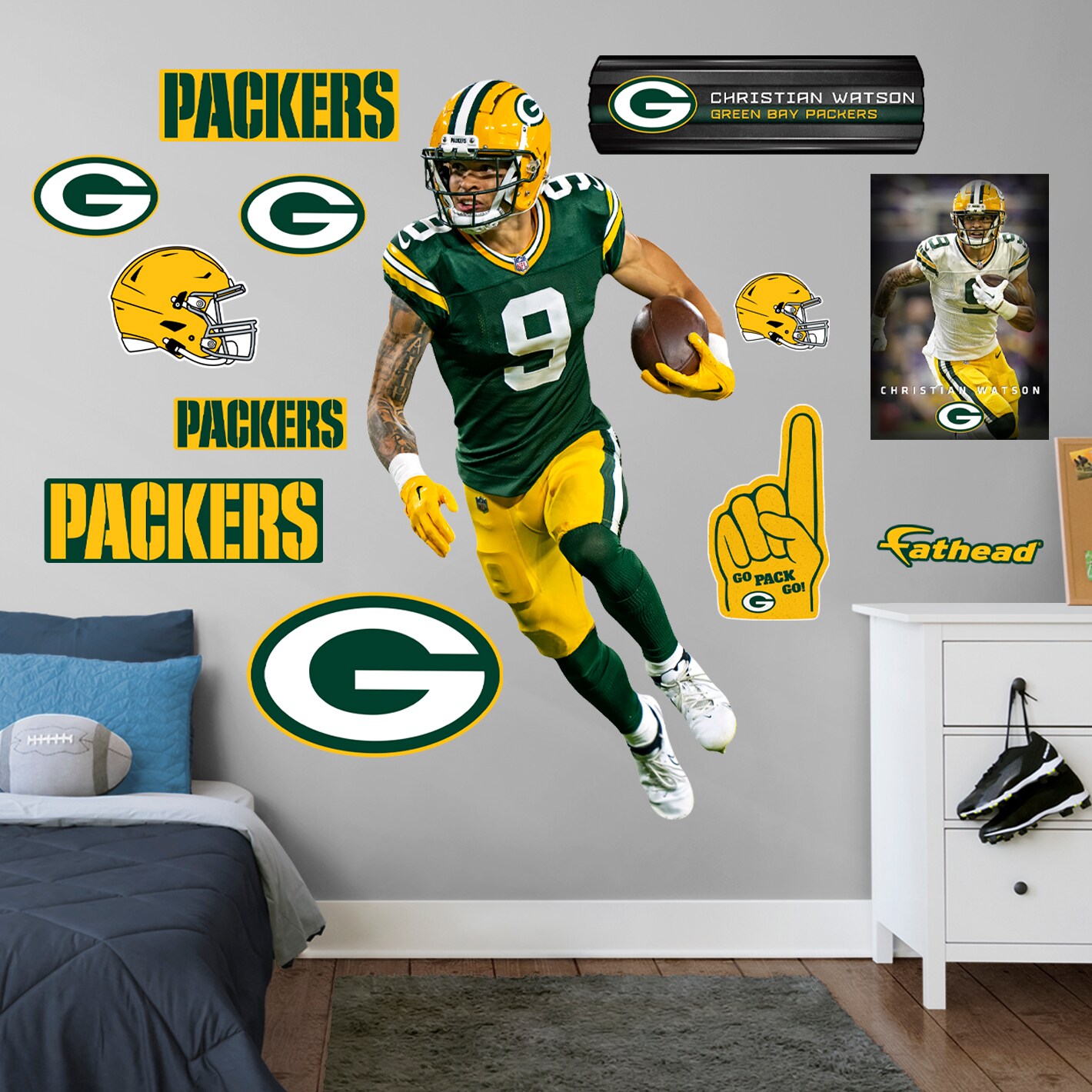 Fathead 1900-03629-001 32-Inches W x 50-Inches H Self-adhesive Multiple colors/finishes Sports Wall Decal