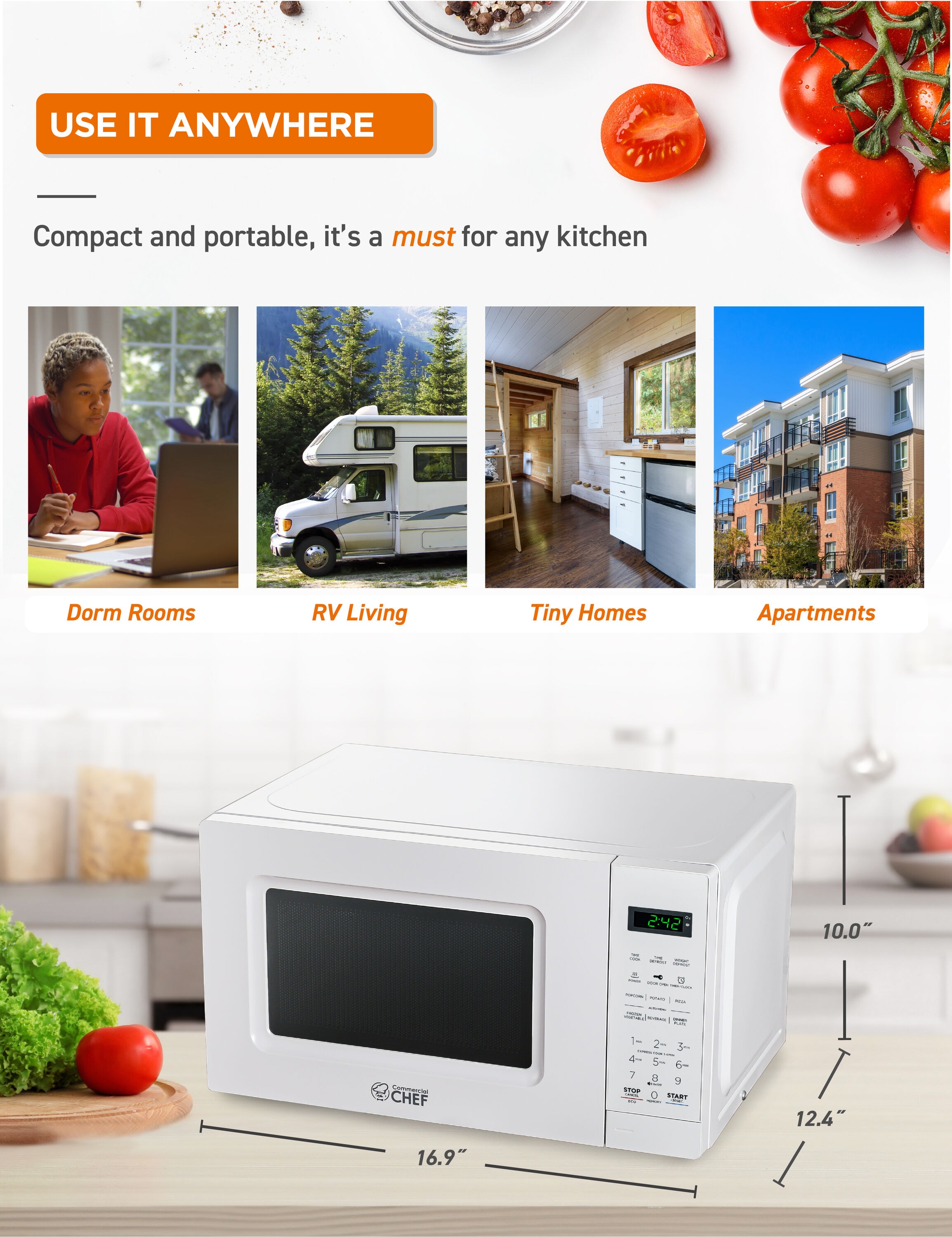 Commercial Chef CHM7MW Cnt-Mwo - View #2