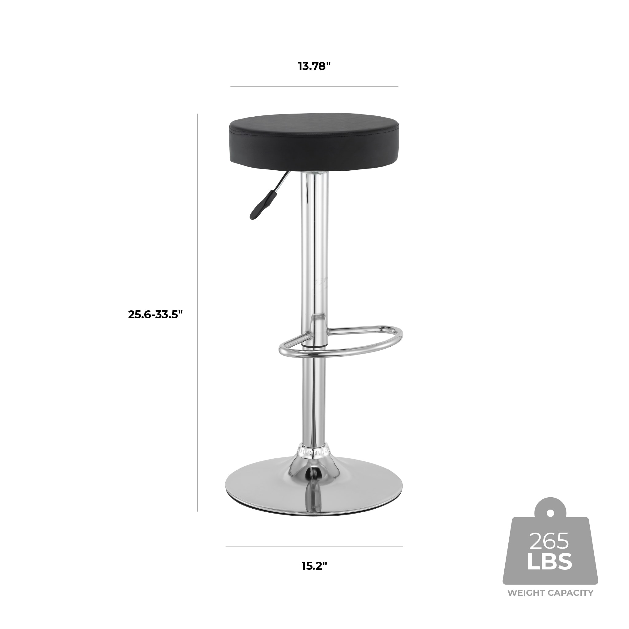  BN-1102-BLACK stools - View #3