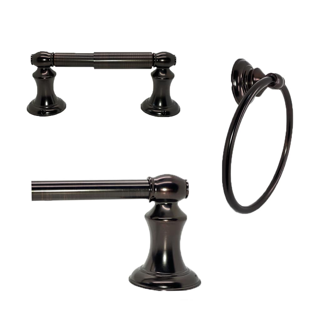 Black Oil Rubbed Bronze Bathroom Accessories Set Bath Hardware Towel Bar sset013 