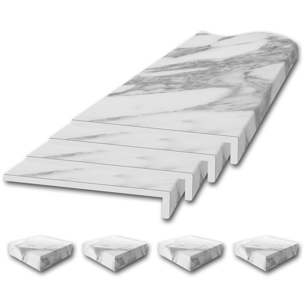 FlexStone FLXWTK648R4CW Window Sill Trim Kit In Calacatta White