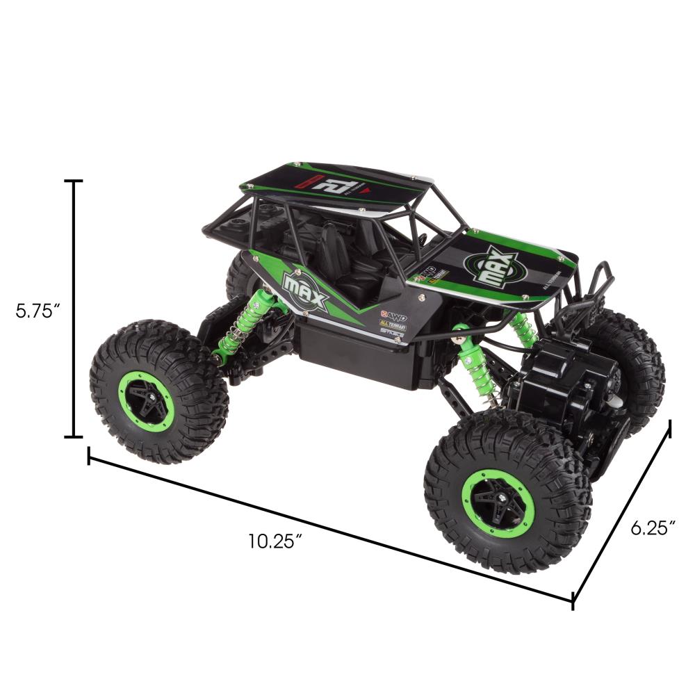 Toy Time Remote Control Monster Truck- 1:16 Scale, 2.4 GHz RC Off-Road  Rugged Toy Vehicle with Spring Suspension and Oversized Wheels in the Kids  Play Toys department at