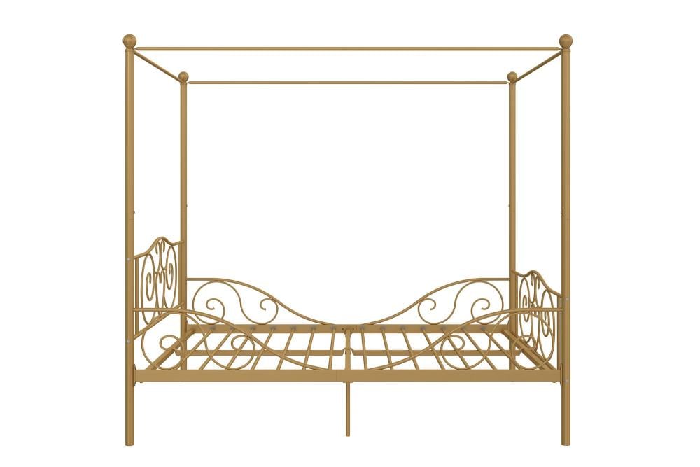 DHP Gold Full Metal Canopy Bed In The Beds Department At Lowes.com