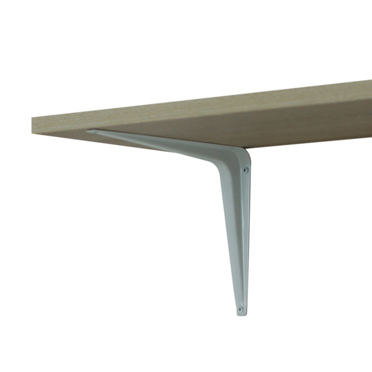 Project Source 11.5-in L x 1.875-in W x 9.05-in D White Shelf Bracket