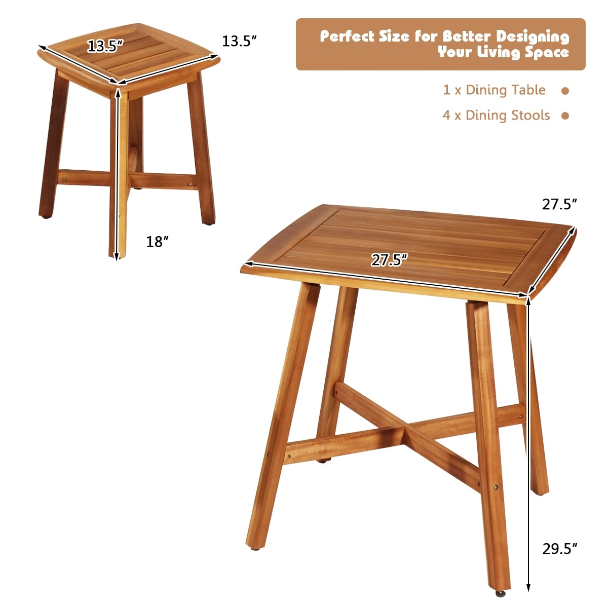 CASAINC WF-HW65874-LA Patio-Dining-Sets - View #5
