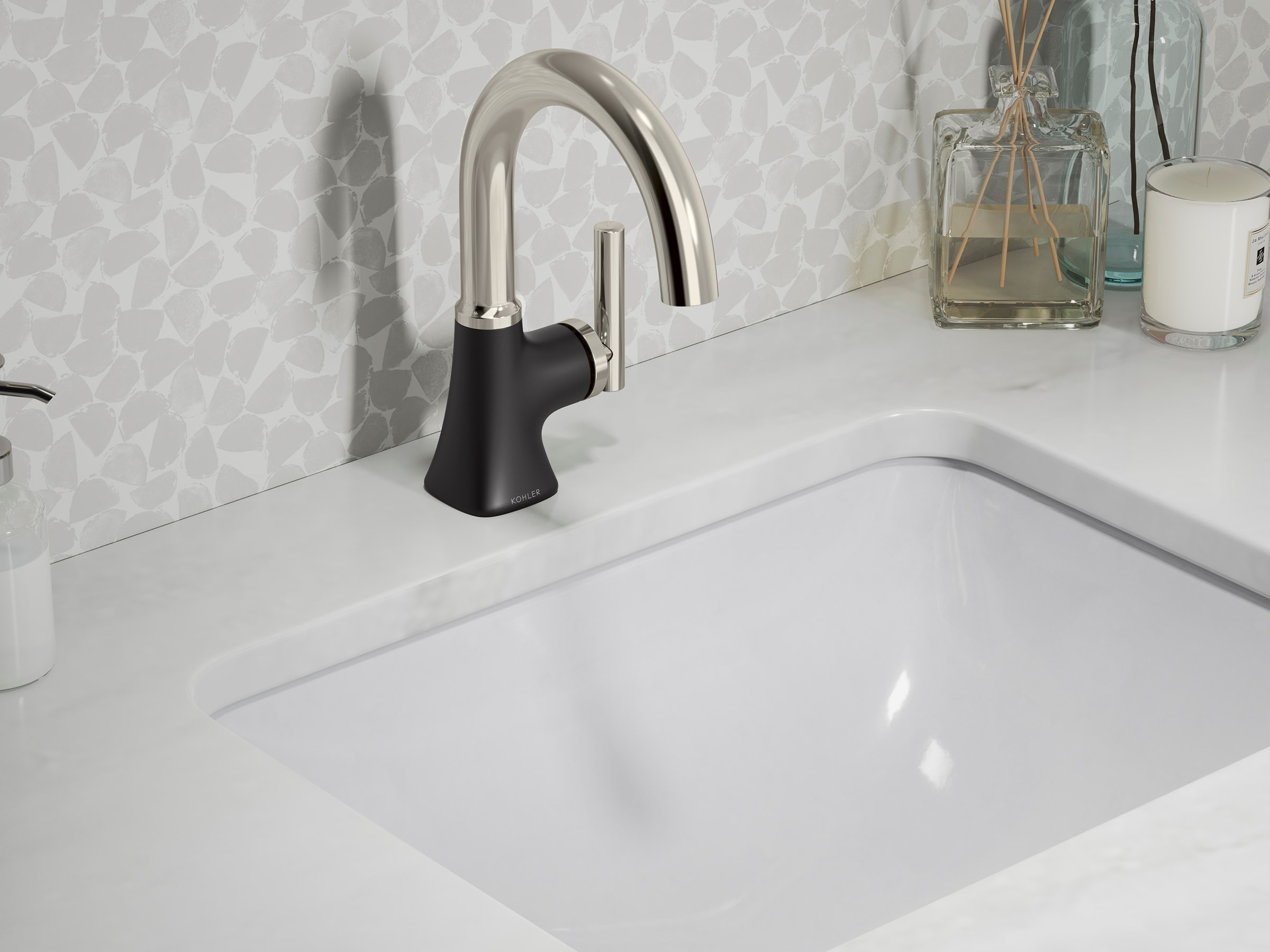 KOHLER R27952-4D-BSN Lavatory-Faucets - View #4
