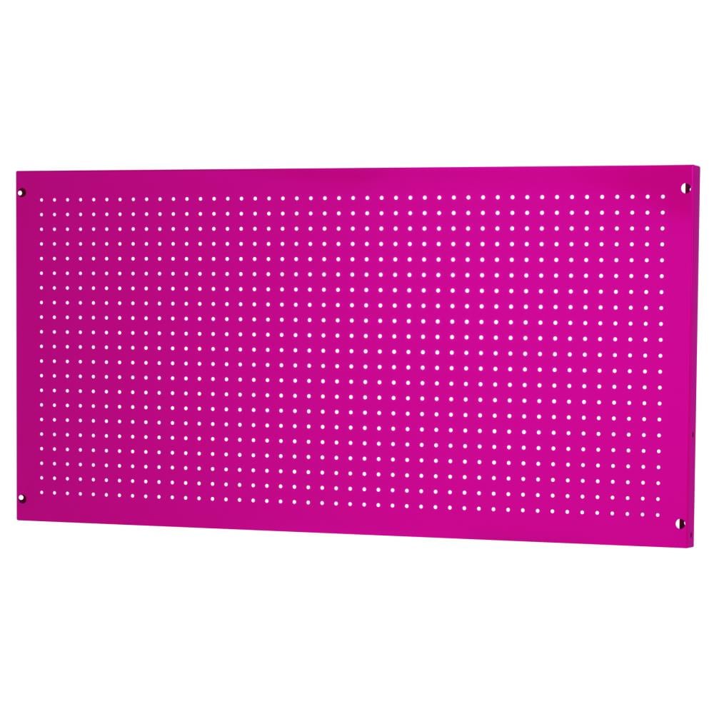 The Original Pink Box Steel Wallmount 24-inch By 48-inch Steel Pegboard in Tool Storage Accessories department at
