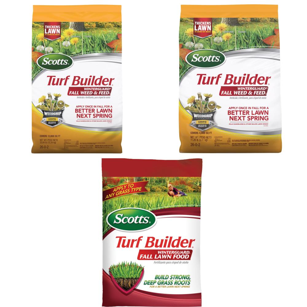 Scotts  Fall Weed & Feed Essentials: WinterGuard™ for a Healthier Spring Lawn