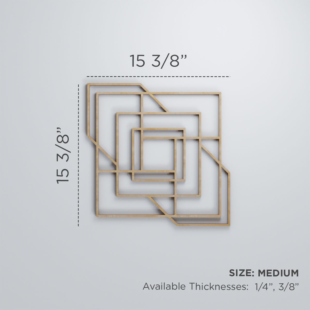 Ekena Millwork WALW16X16X0250NWDMF Wall-Panels - View #3