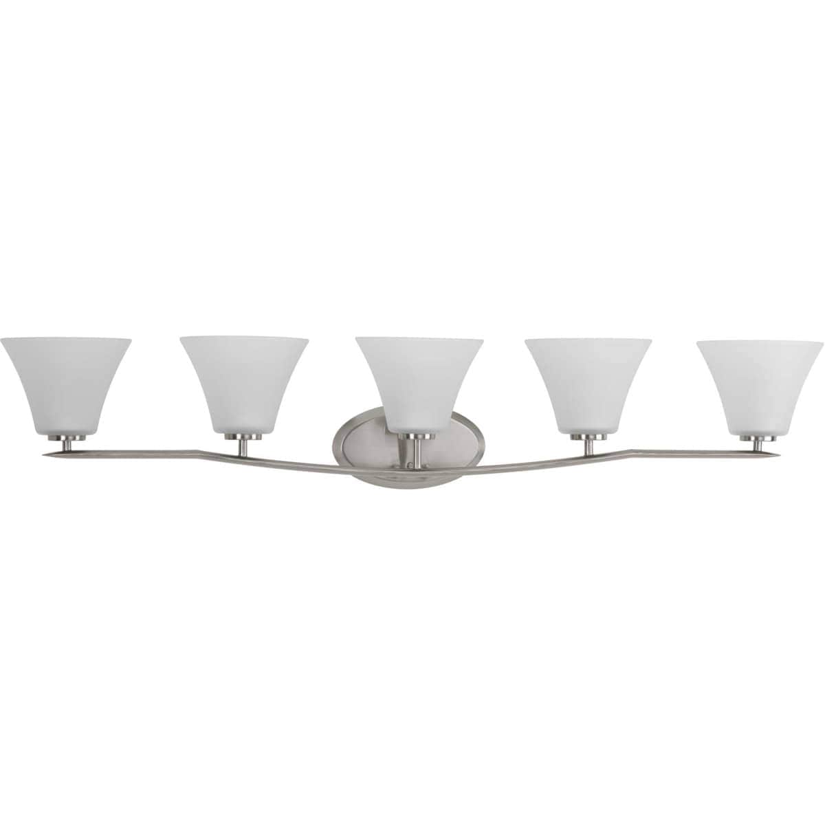 Bowery + Grove - 51935-BNE Annette St 5 Light 4625 inch Brushed Nickel Bath Vanity Wall Light