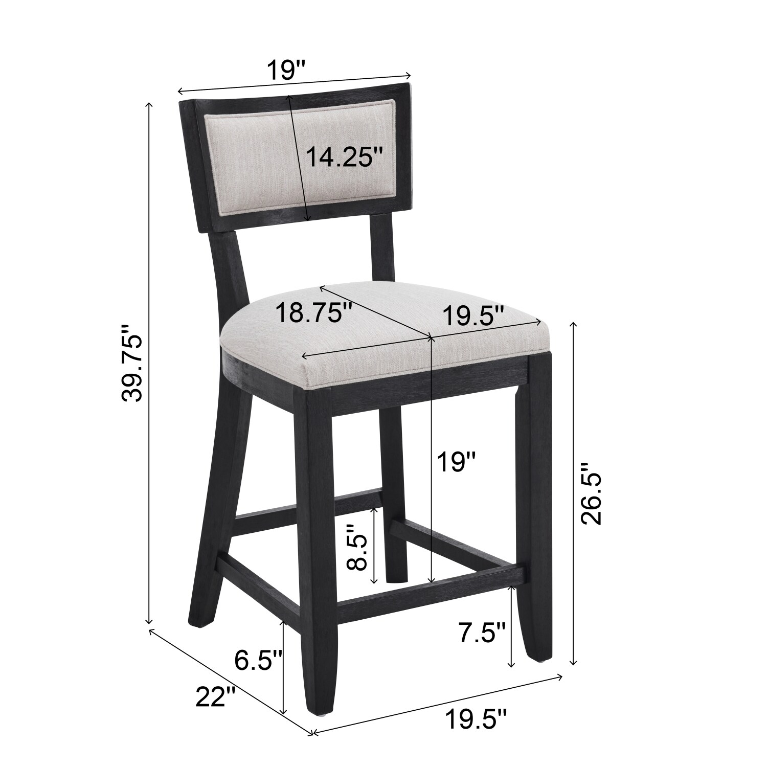 Streamdale Furniture 72643.00BGECHOC Dining-Chairs - View #6