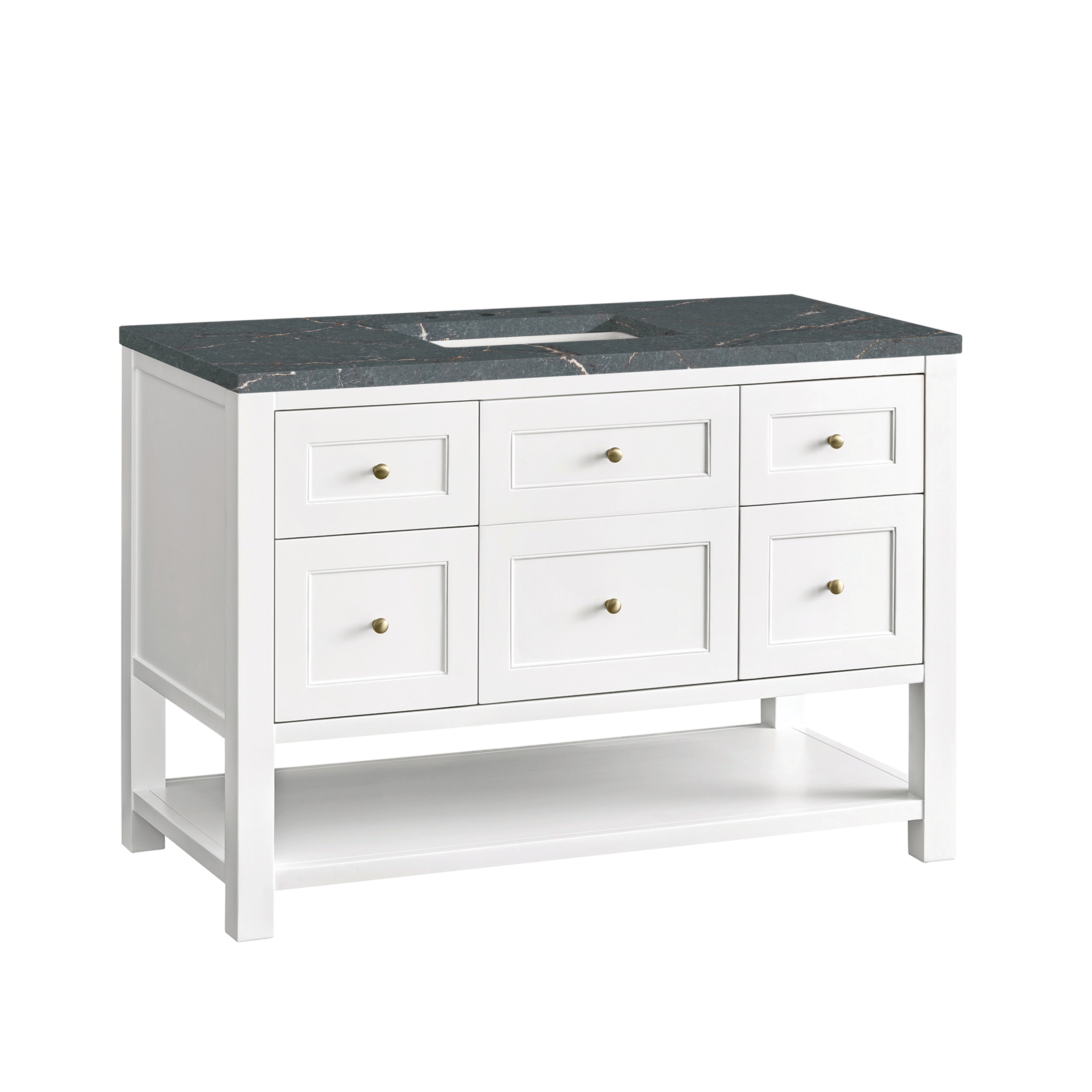 James Martin Vanities 330-V48-BW-3PBL Bath-Vanity-Combo - View #6
