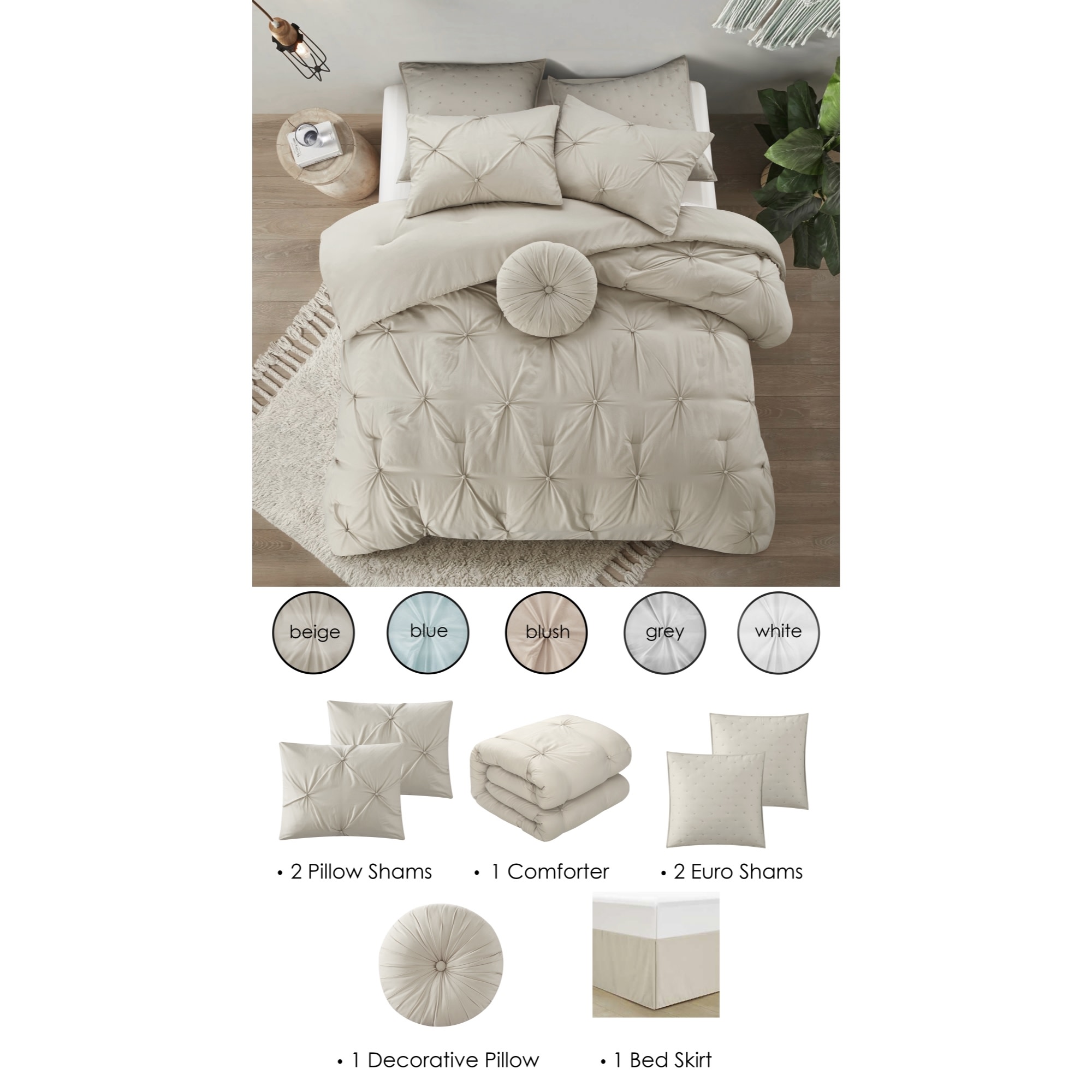 Grace Living GCS362-32BEQ-LS Comforters-And-Bedspreads - View #3