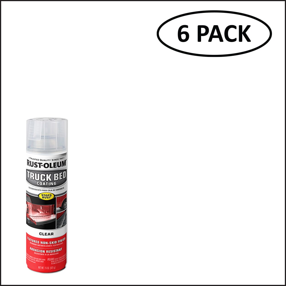 Rust-Oleum Automotive Truck Bed Textured 6-Pack Matte Clear Spray Paint (NET  WT. 15-oz) in the Spray Paint department at